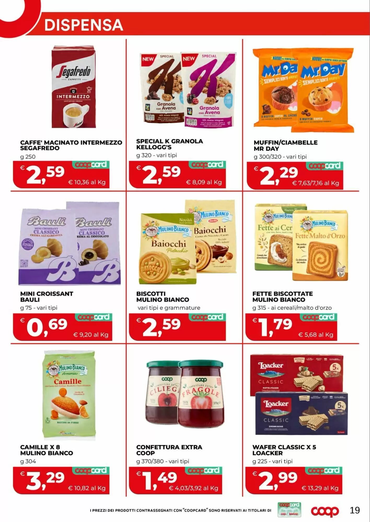 Volantino promozionale Coop Master Alleanza 3.0  valide dal 20/08/2026 - Pagina 19.