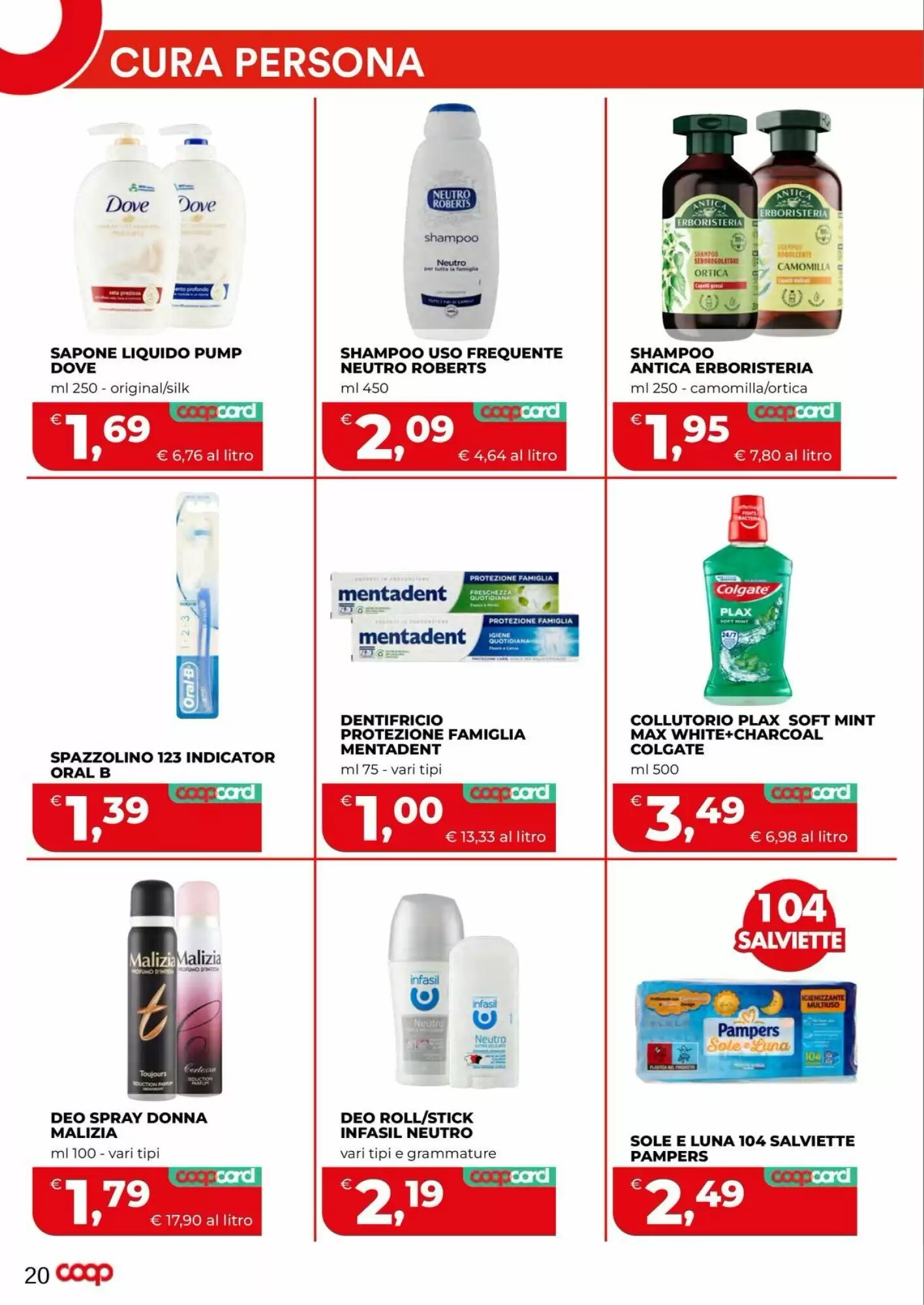 Volantino promozionale Coop Master Alleanza 3.0  valide dal 20/08/2026 - Pagina 20.