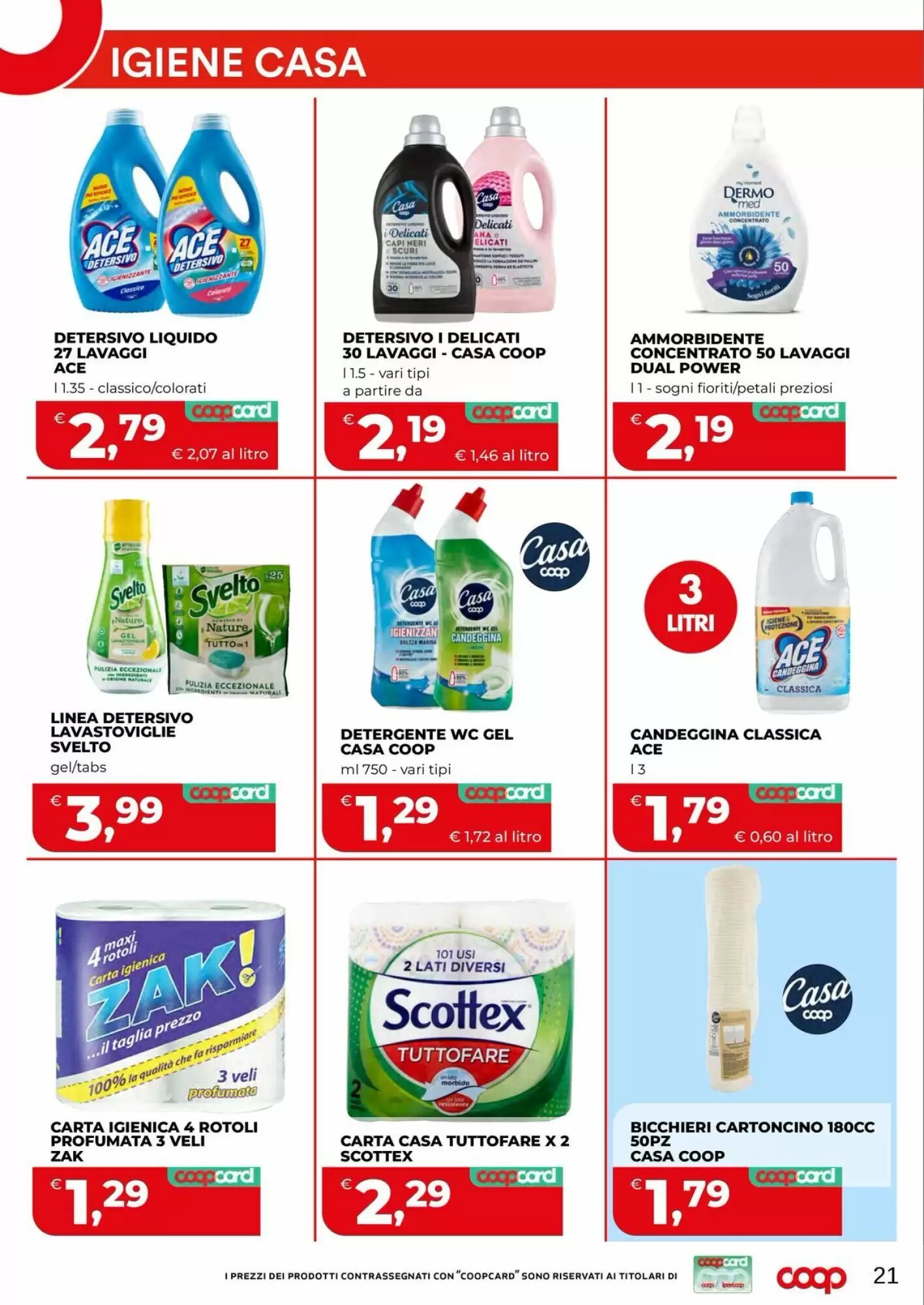 Volantino promozionale Coop Master Alleanza 3.0  valide dal 20/08/2026 - Pagina 21.