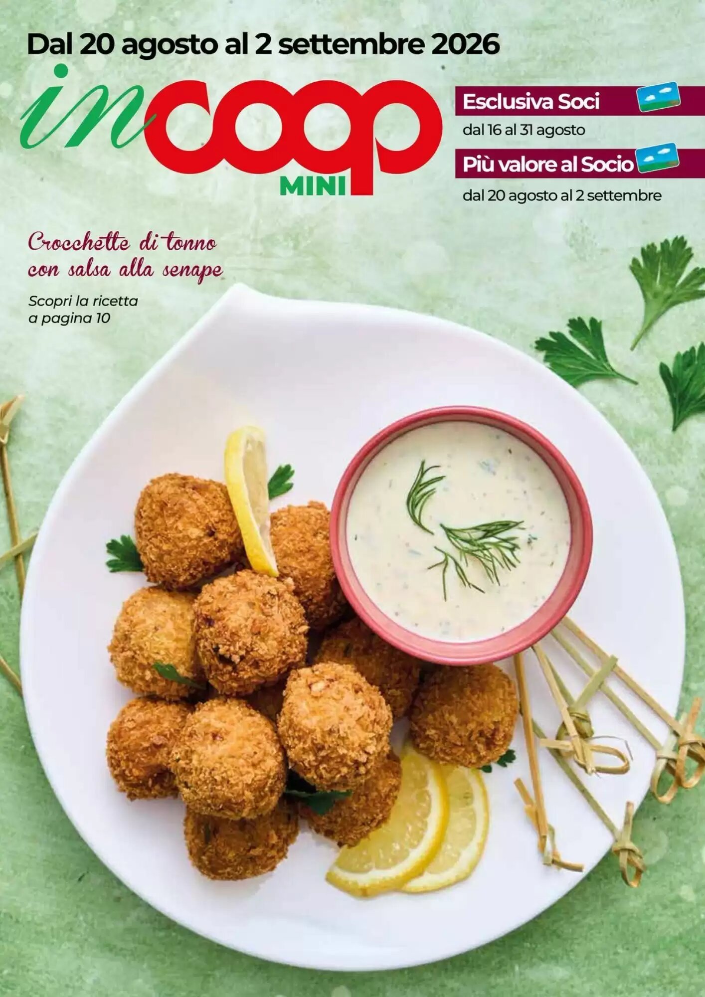 Volantino promozionale Coop  valide dal 20/08/2026 - Pagina 1.