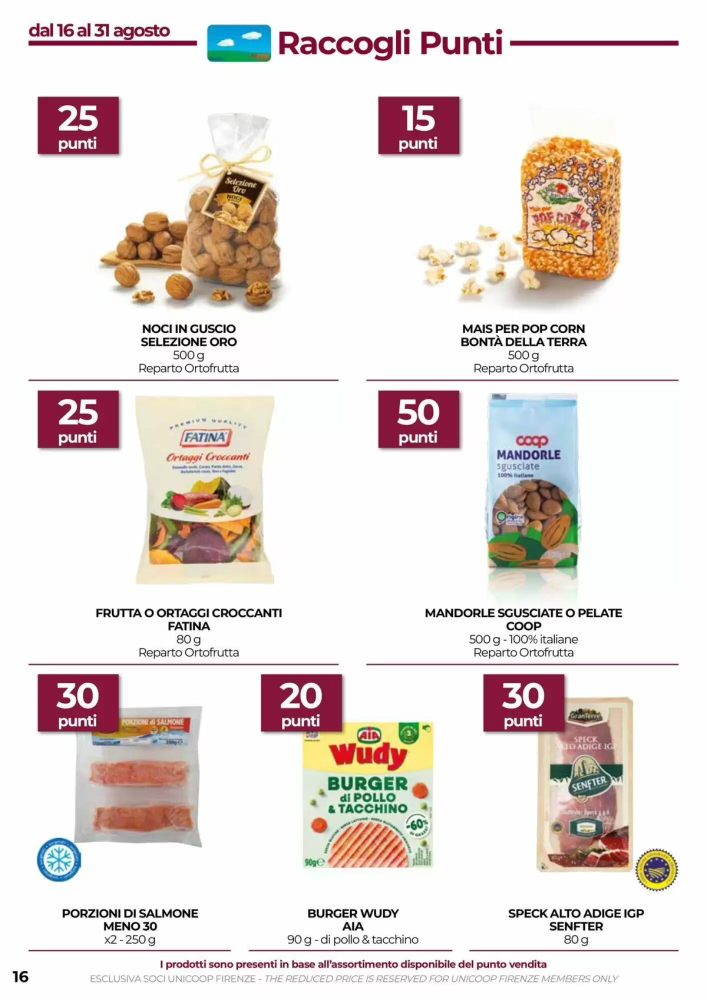Volantino promozionale Coop  valide dal 20/08/2026 - Pagina 16.