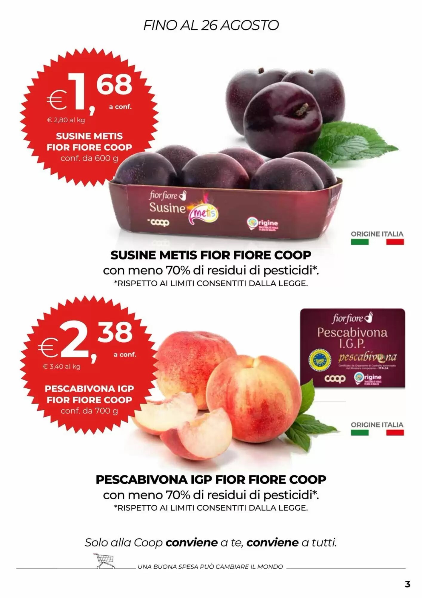 Volantino promozionale Coop  valide dal 20/08/2026 - Pagina 3.