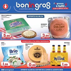 Volantino promozionale Boningros Cash and Carry  valide dal 20/08/2026