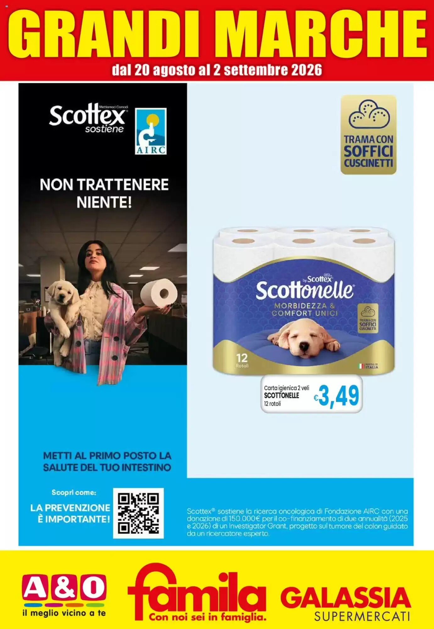 Volantino promozionale A&o valide dal 20/08/2026 - Pagina 1.