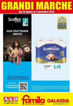 Volantino promozionale A&o  valide dal 20/08/2026