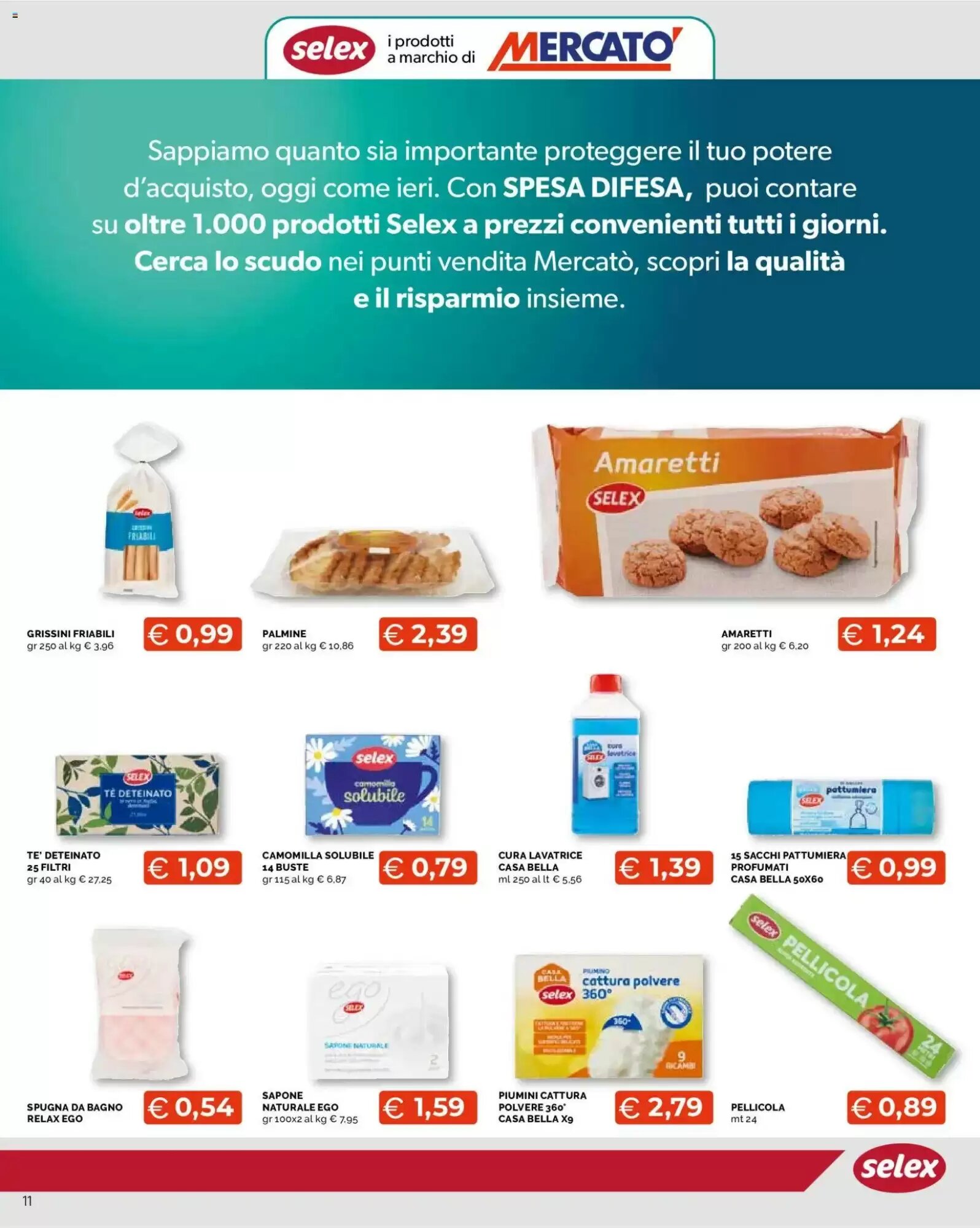 Volantino promozionale Mercatò  valide dal 20/08/2026 - Pagina 11.