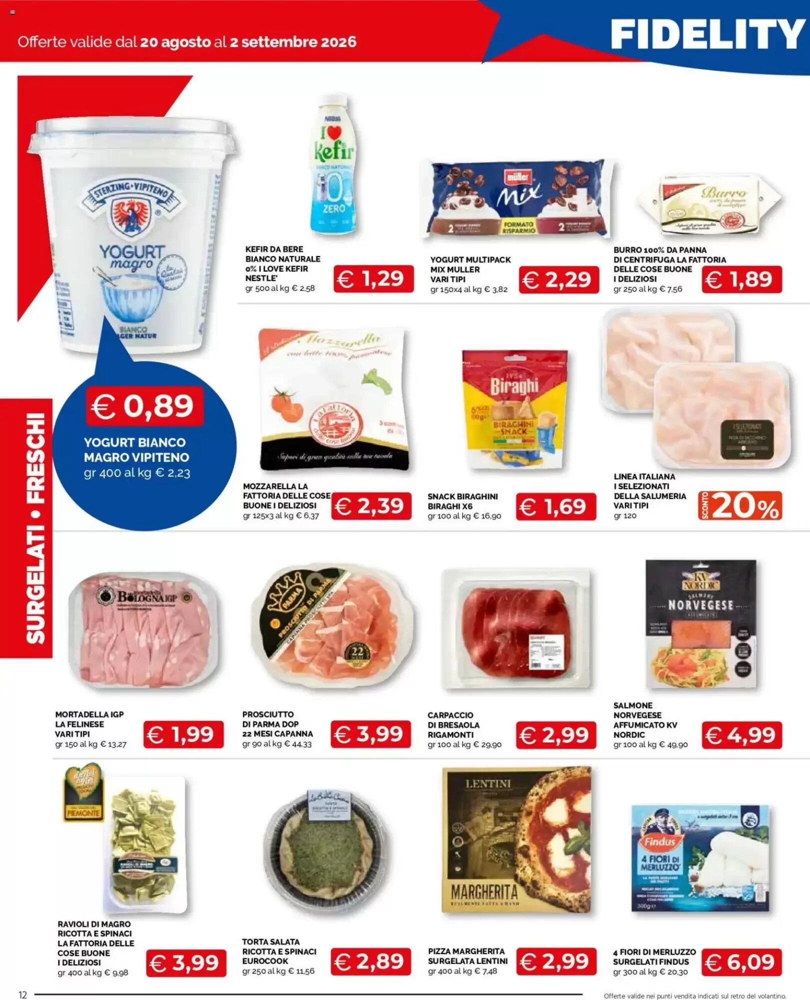 Volantino promozionale Mercatò  valide dal 20/08/2026 - Pagina 12.