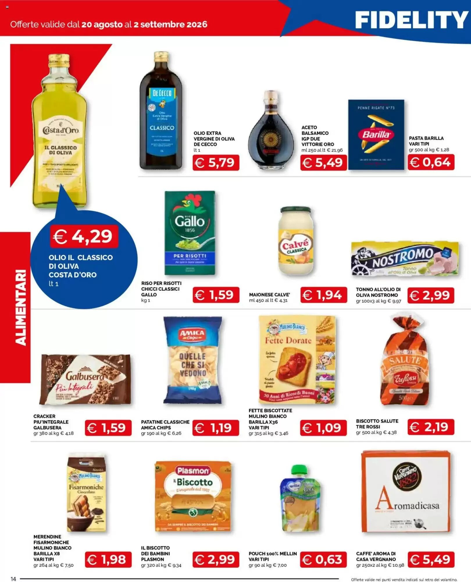 Volantino promozionale Mercatò  valide dal 20/08/2026 - Pagina 14.