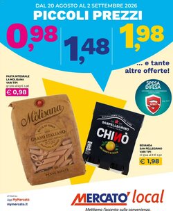 Volantino promozionale Mercatò  valide dal 20/08/2026