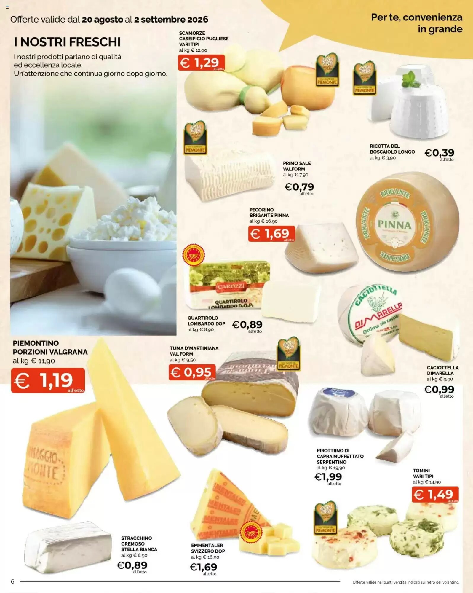 Volantino promozionale Mercatò  valide dal 20/08/2026 - Pagina 6.