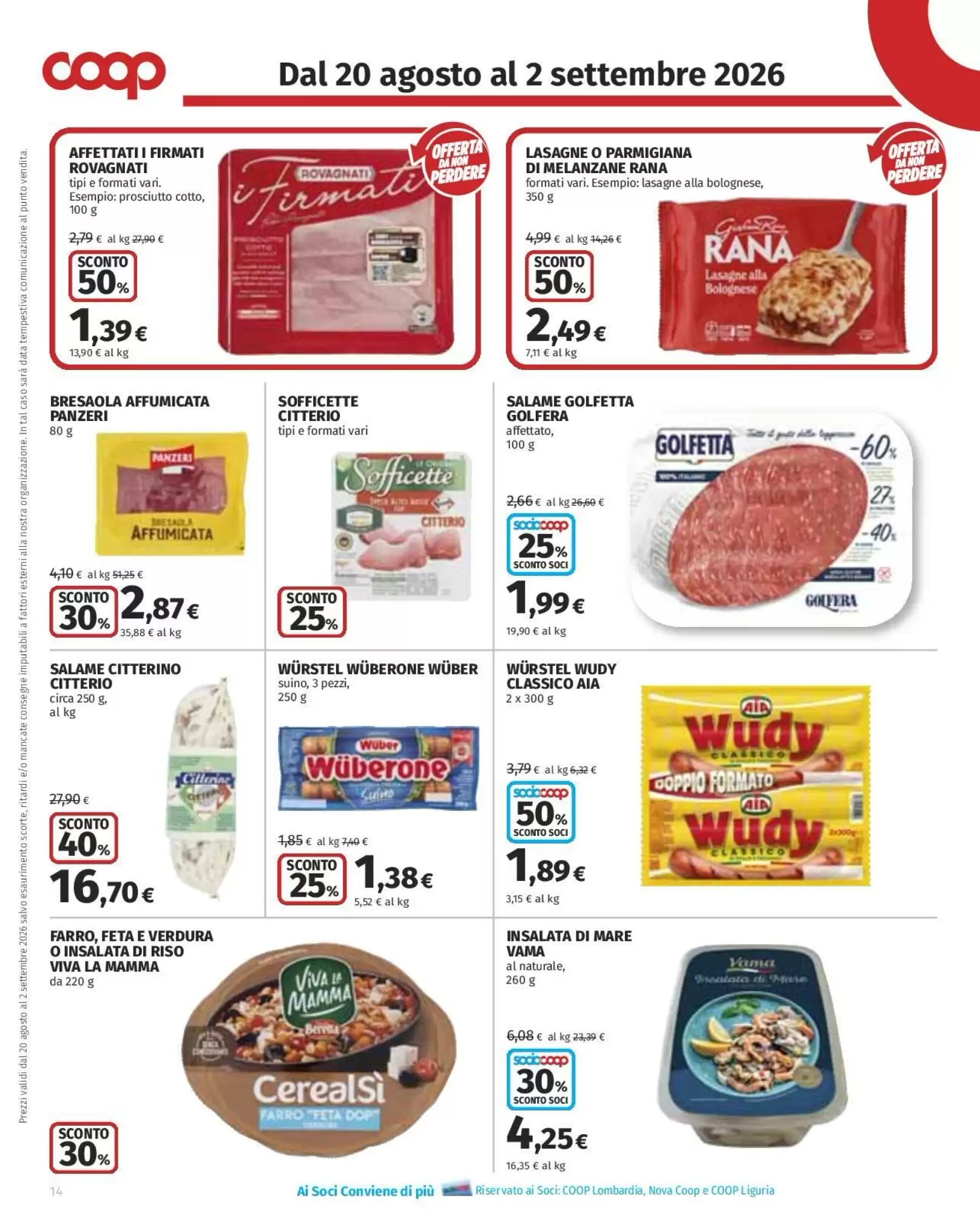 Volantino promozionale Coop Superstore  valide dal 20/08/2026 - Pagina 14.