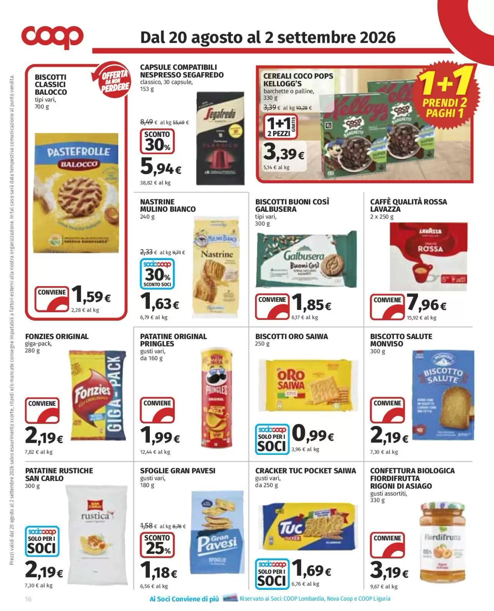 Volantino promozionale Coop Superstore  valide dal 20/08/2026 - Pagina 16.