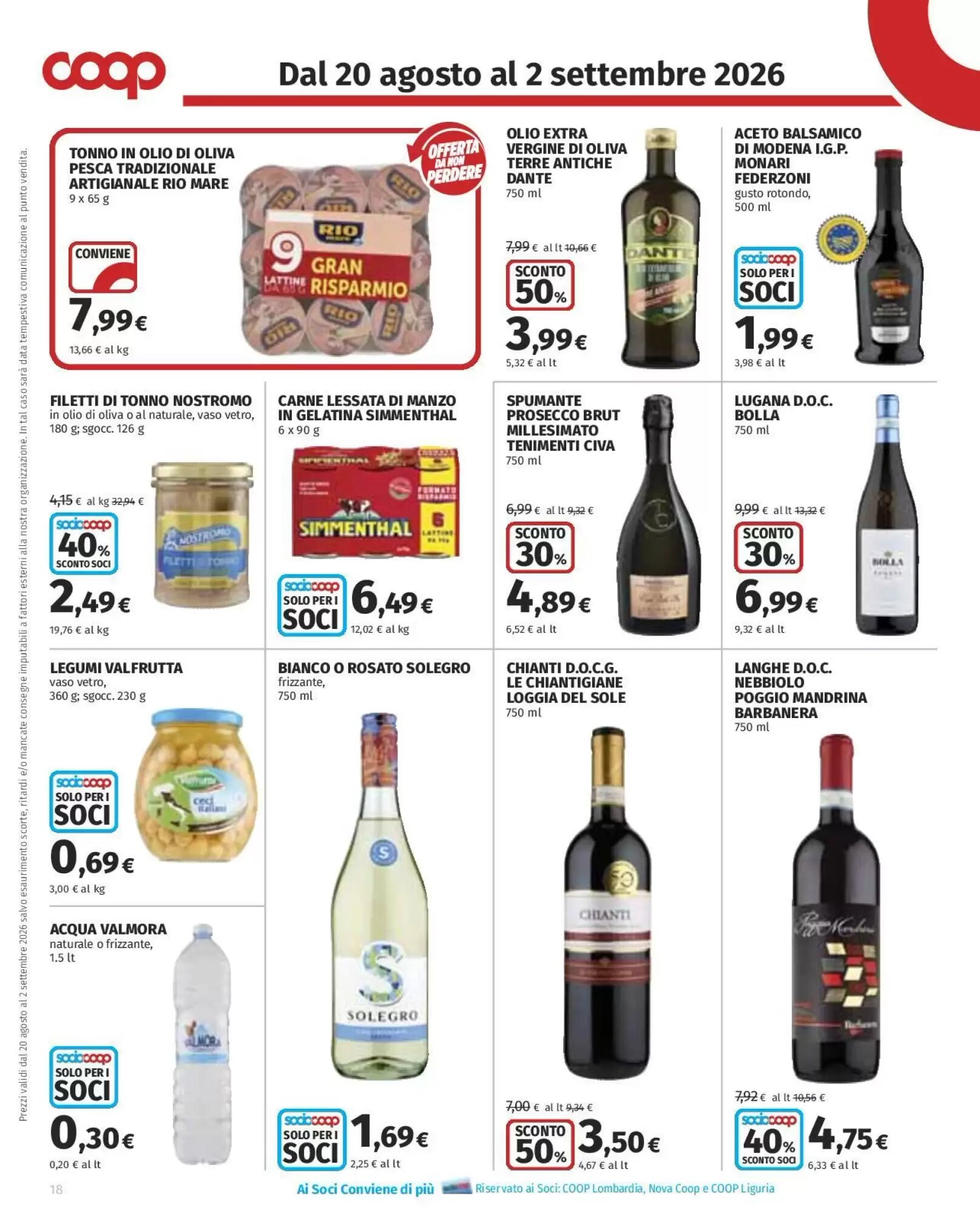 Volantino promozionale Coop Superstore  valide dal 20/08/2026 - Pagina 18.