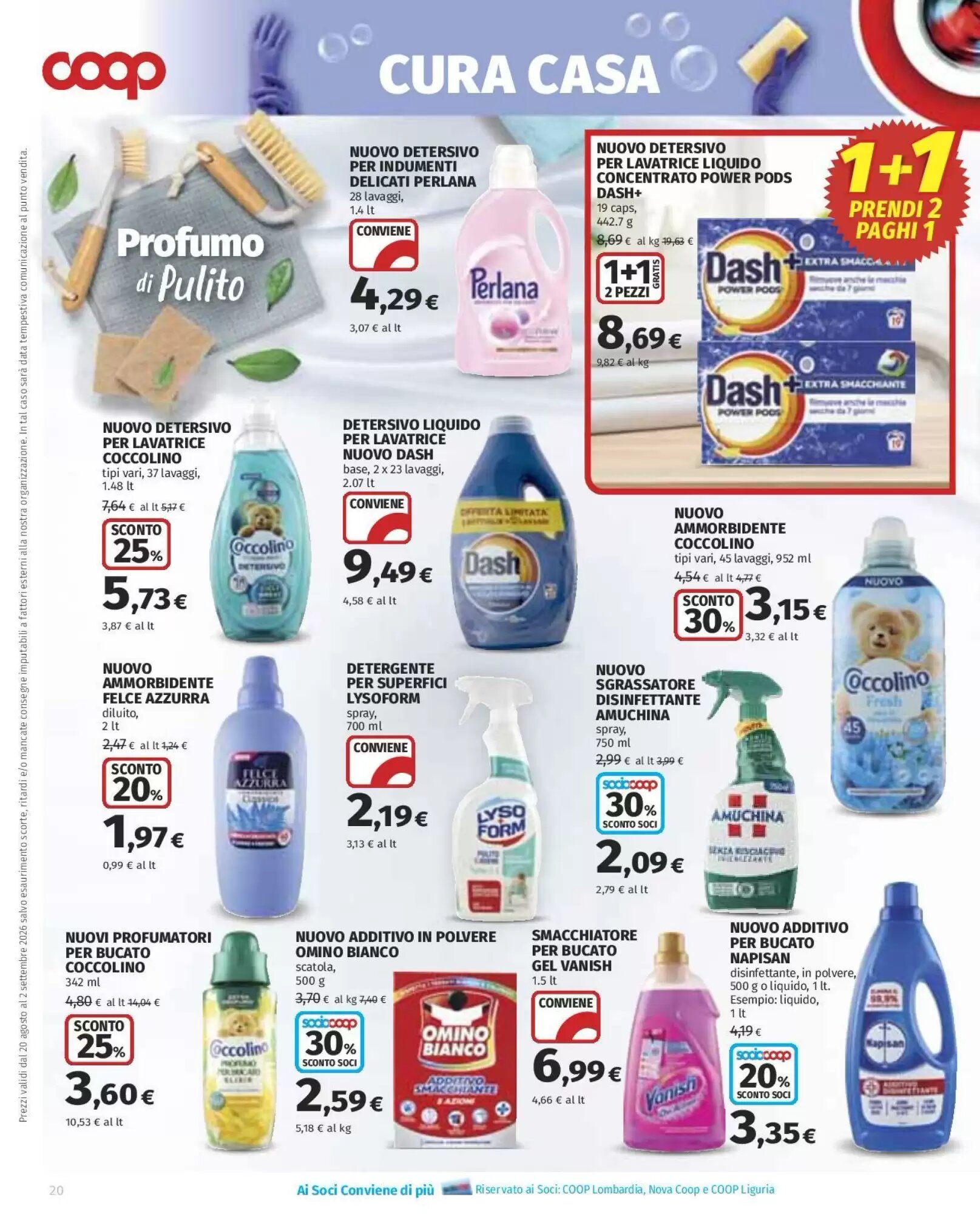 Volantino promozionale Coop Superstore  valide dal 20/08/2026 - Pagina 20.