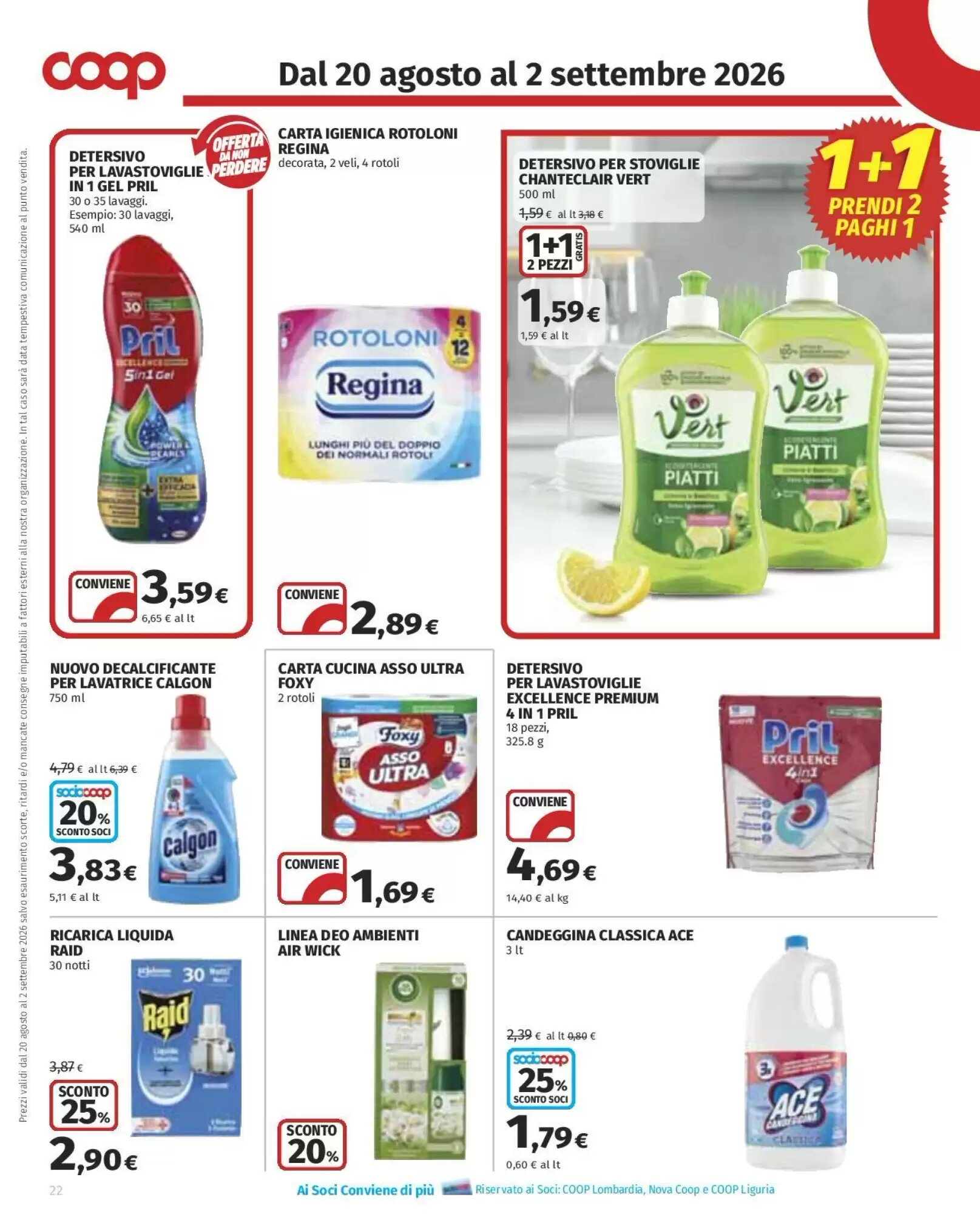 Volantino promozionale Coop Superstore  valide dal 20/08/2026 - Pagina 22.