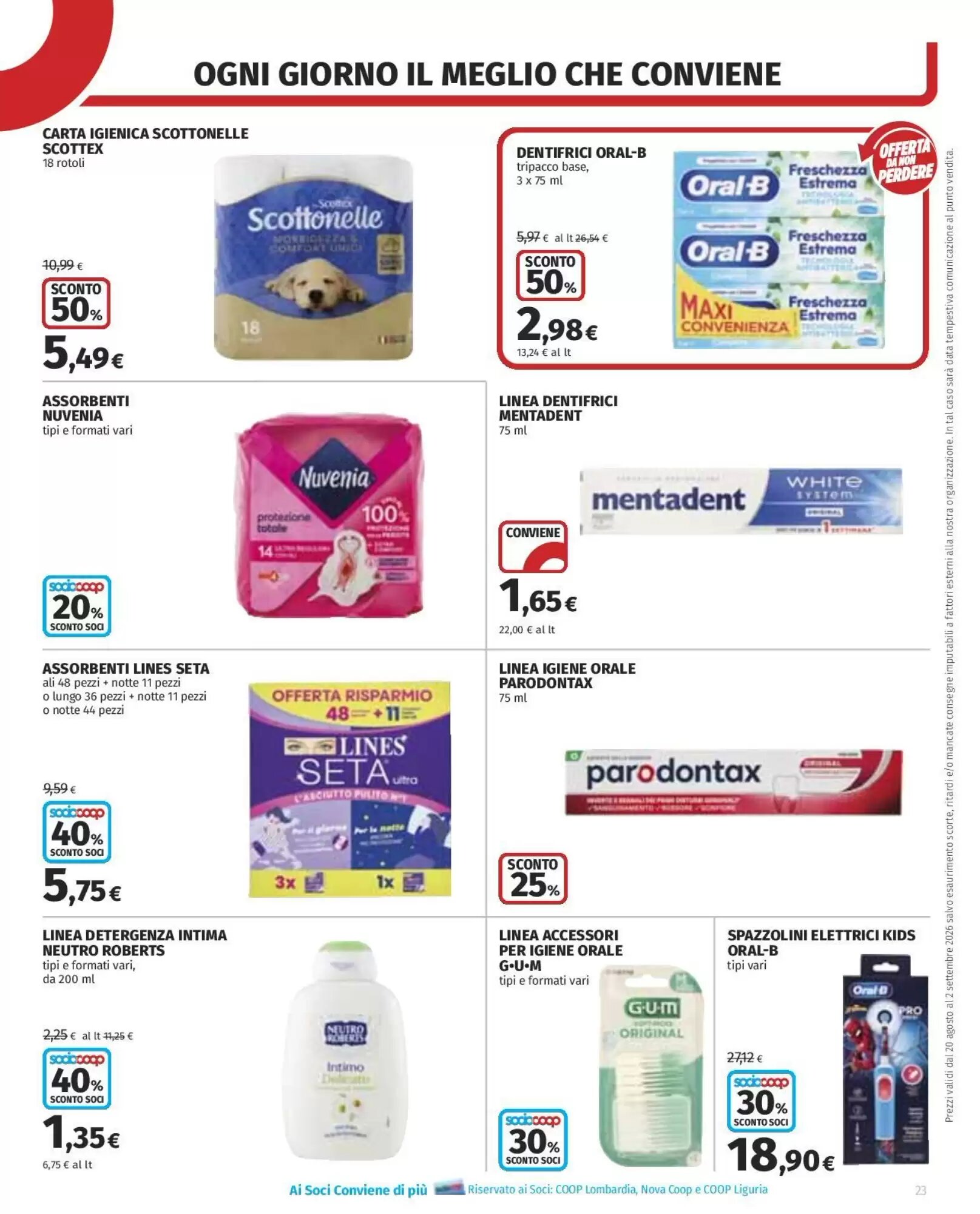 Volantino promozionale Coop Superstore  valide dal 20/08/2026 - Pagina 23.