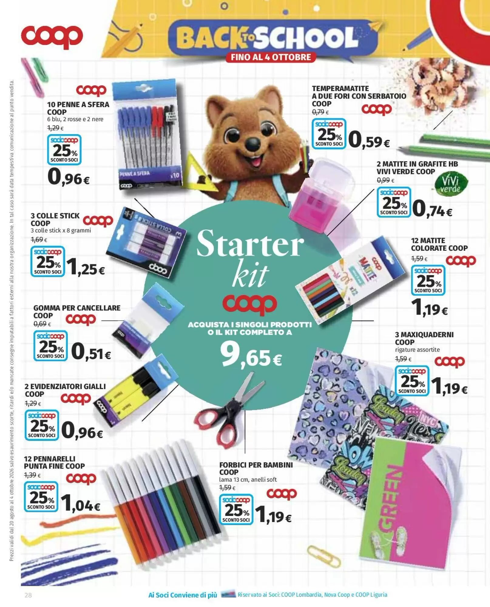 Volantino promozionale Coop Superstore  valide dal 20/08/2026 - Pagina 28.
