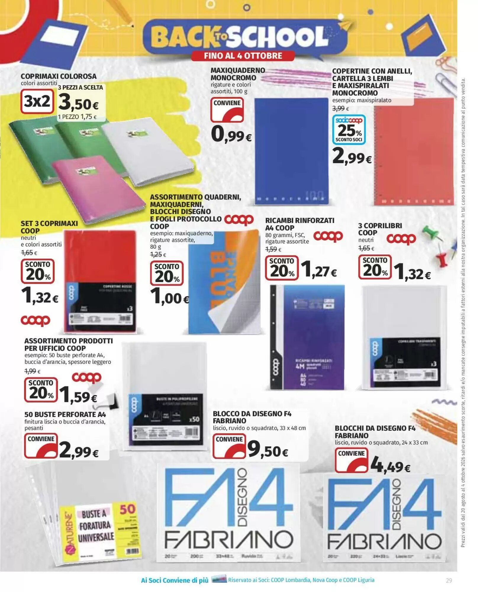 Volantino promozionale Coop Superstore  valide dal 20/08/2026 - Pagina 29.
