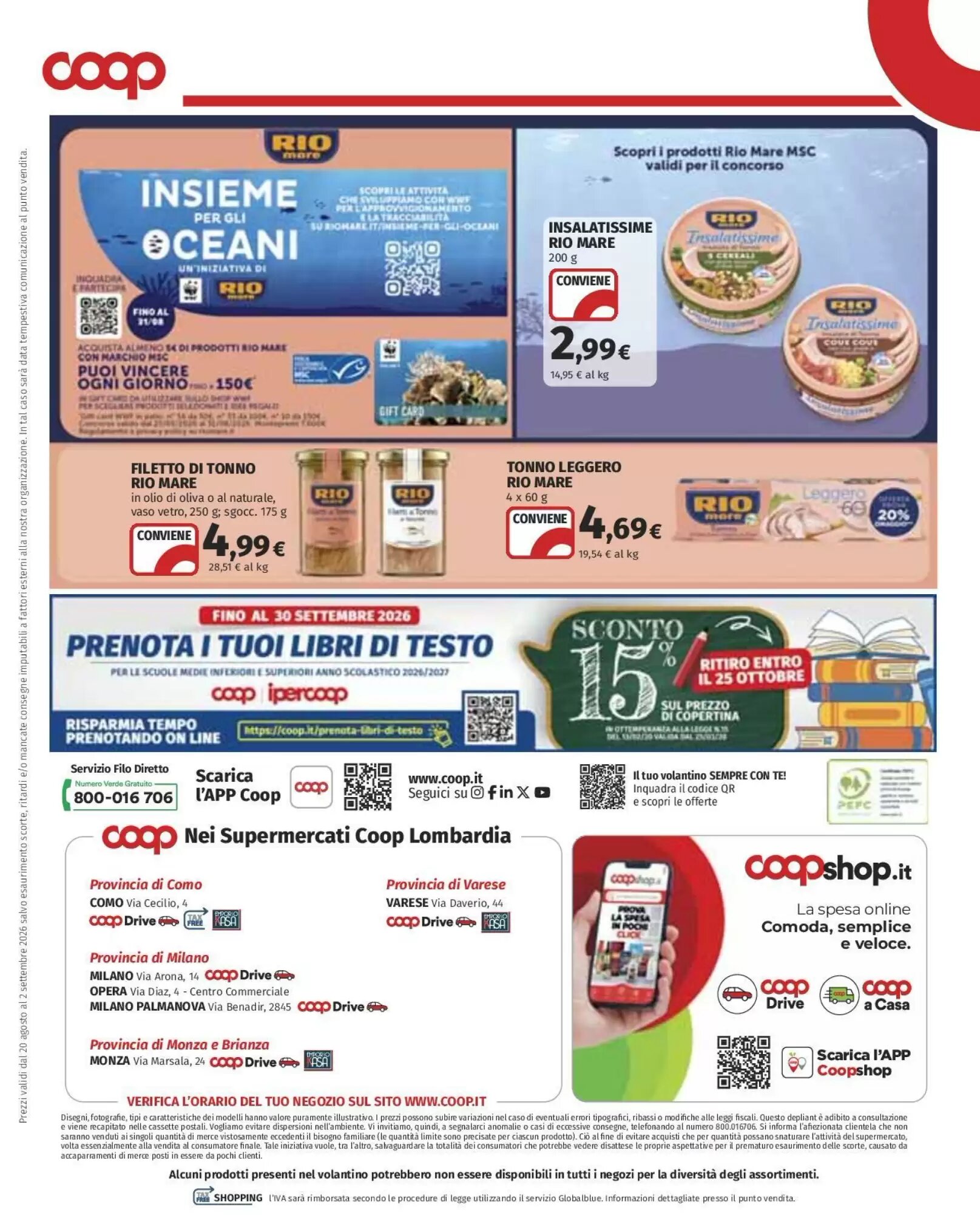 Volantino promozionale Coop Superstore  valide dal 20/08/2026 - Pagina 32.