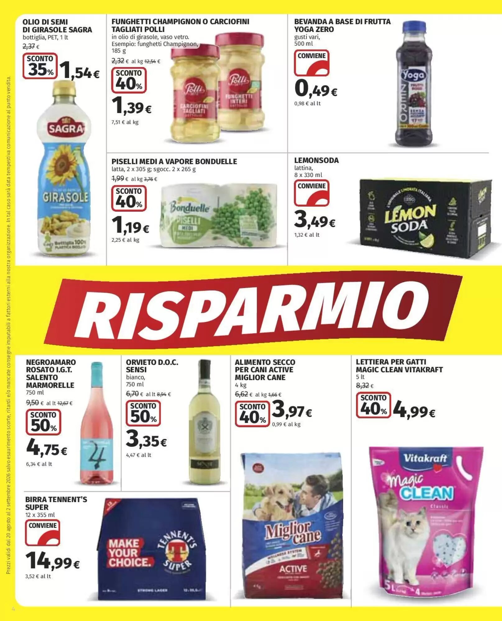 Volantino promozionale Coop Superstore  valide dal 20/08/2026 - Pagina 4.