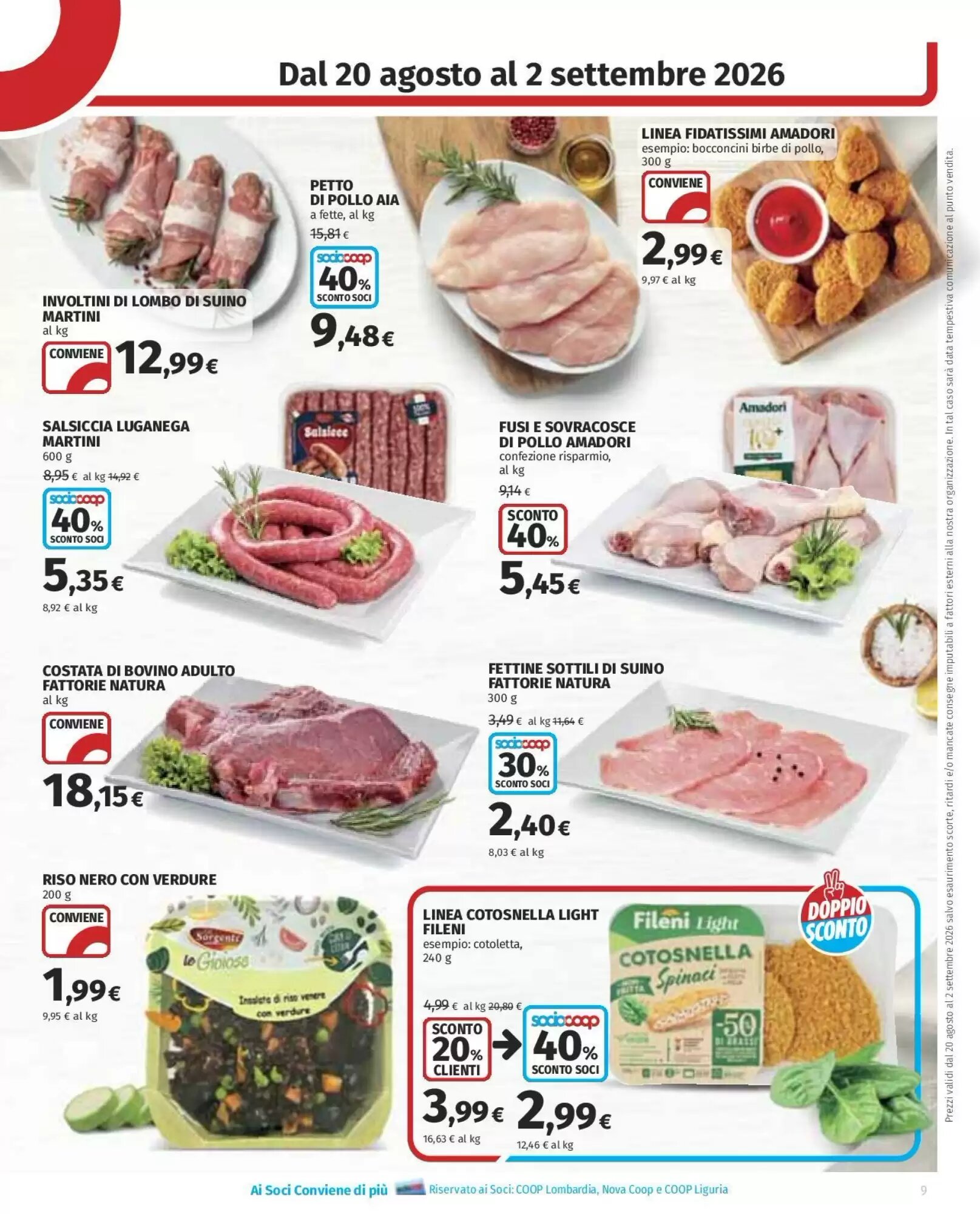 Volantino promozionale Coop Superstore  valide dal 20/08/2026 - Pagina 9.