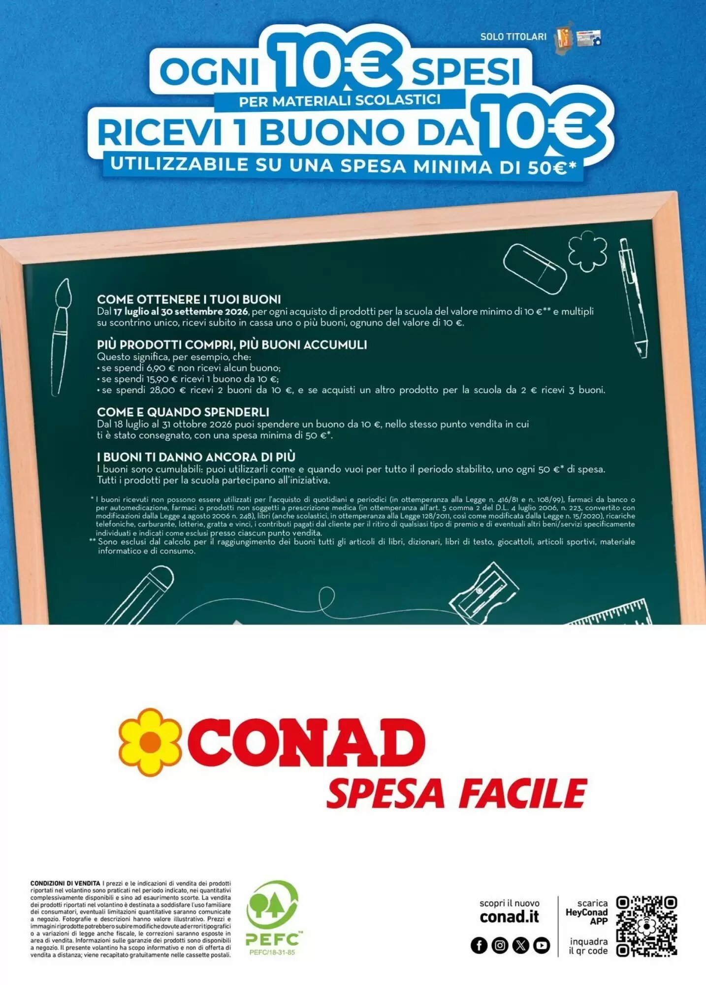 Volantino promozionale Spesa Facile Conad  valide dal 20/08/2026 - Pagina 12.