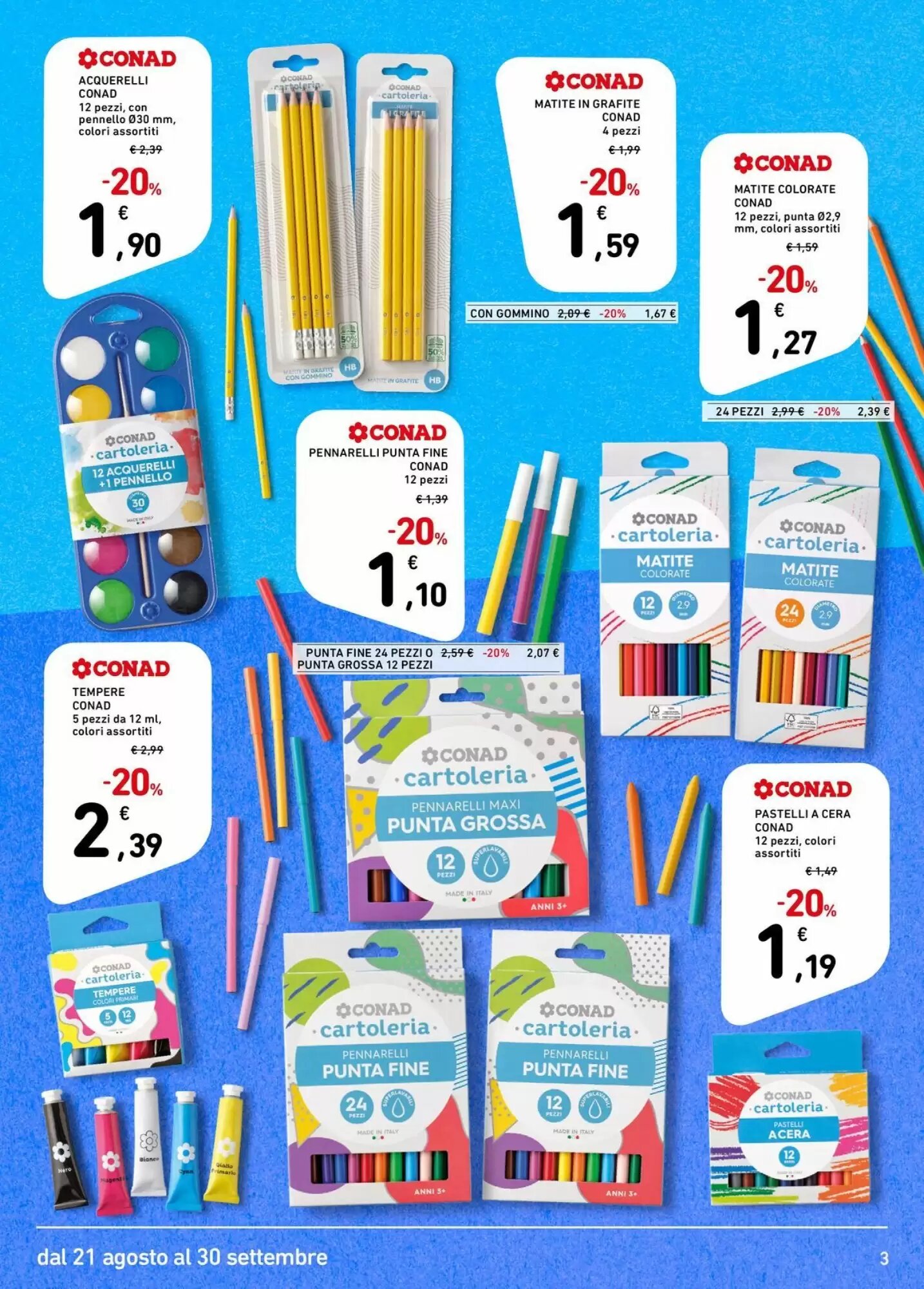 Volantino promozionale Spesa Facile Conad  valide dal 20/08/2026 - Pagina 3.