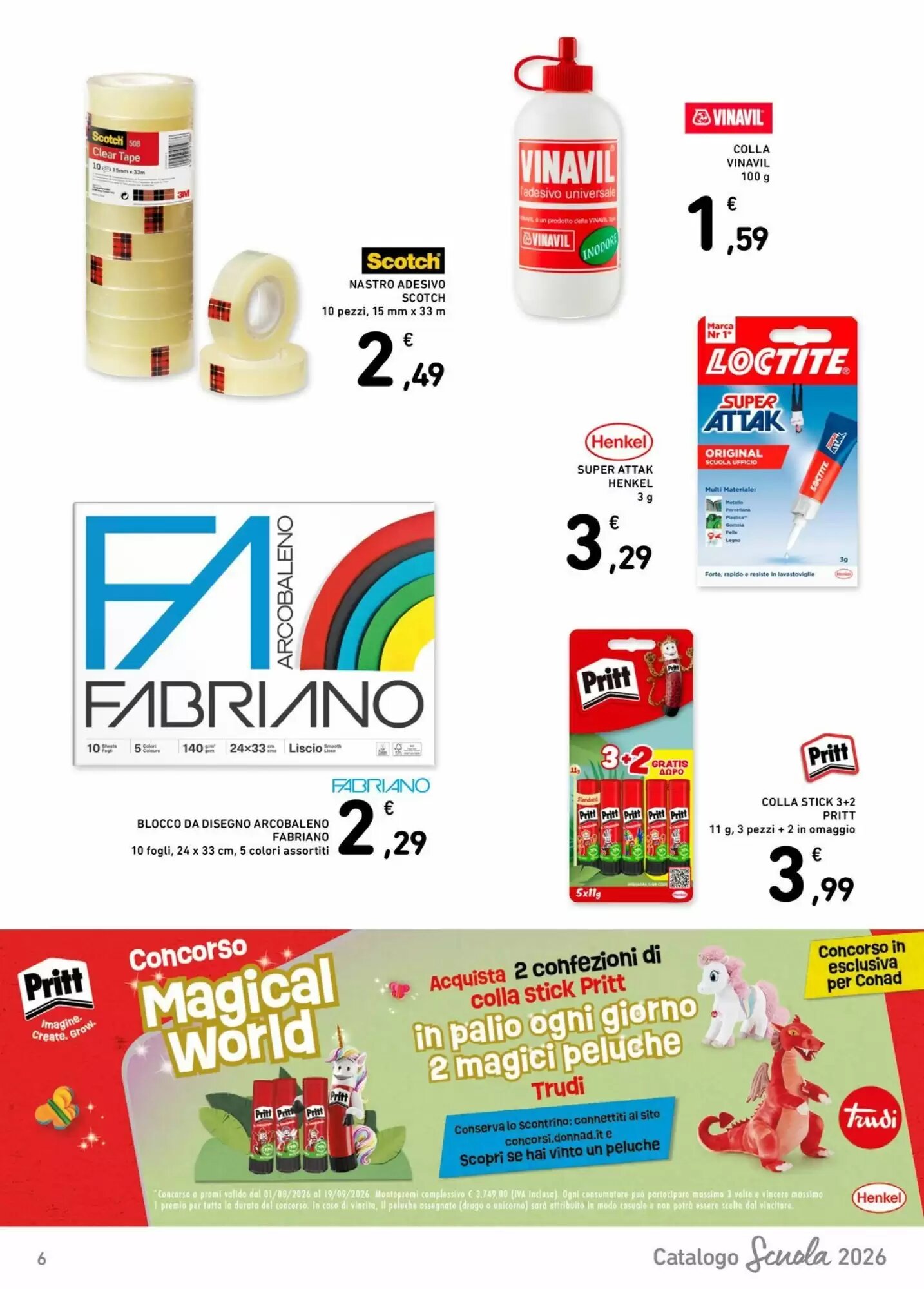 Volantino promozionale Spesa Facile Conad  valide dal 20/08/2026 - Pagina 6.