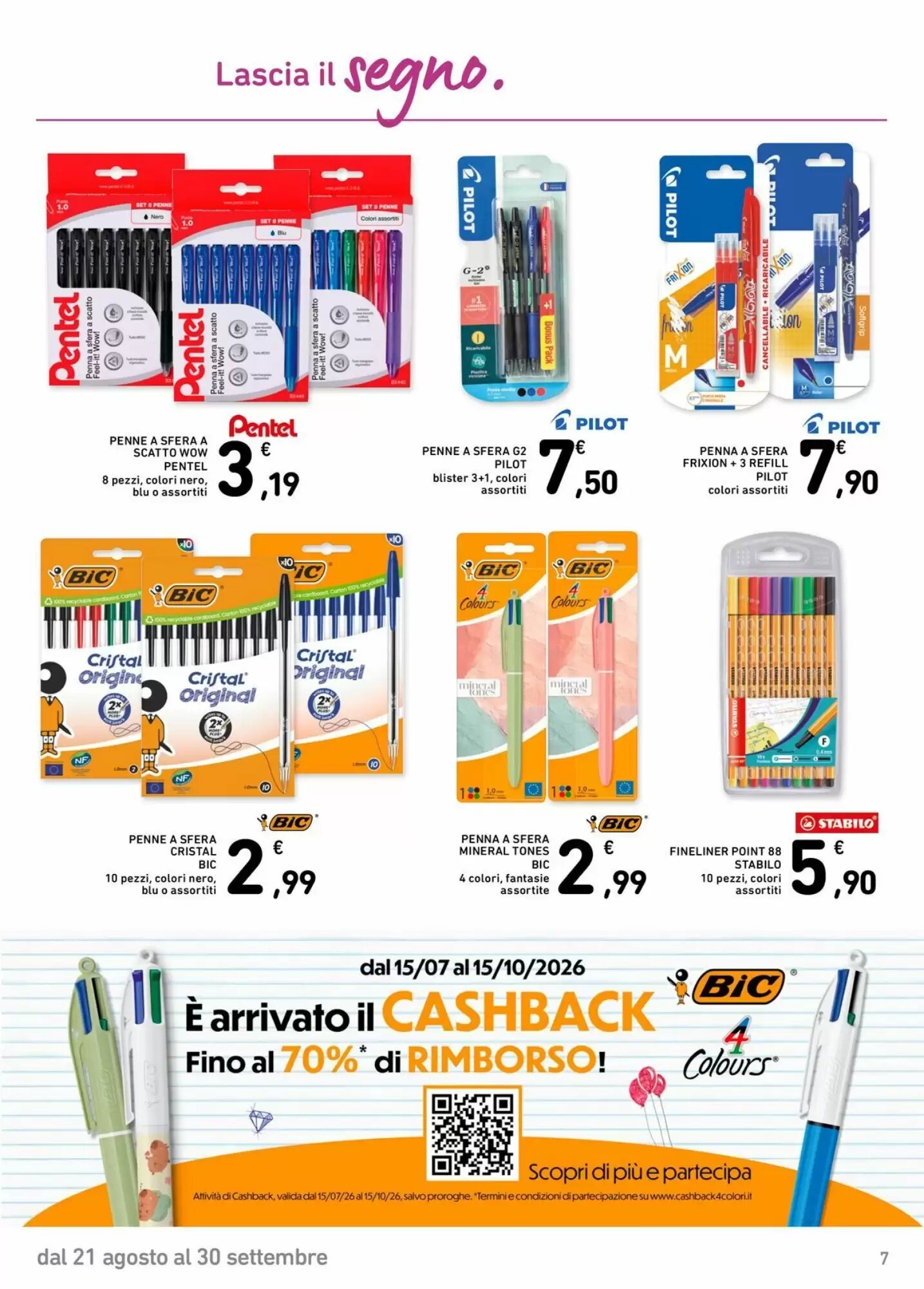Volantino promozionale Spesa Facile Conad  valide dal 20/08/2026 - Pagina 7.