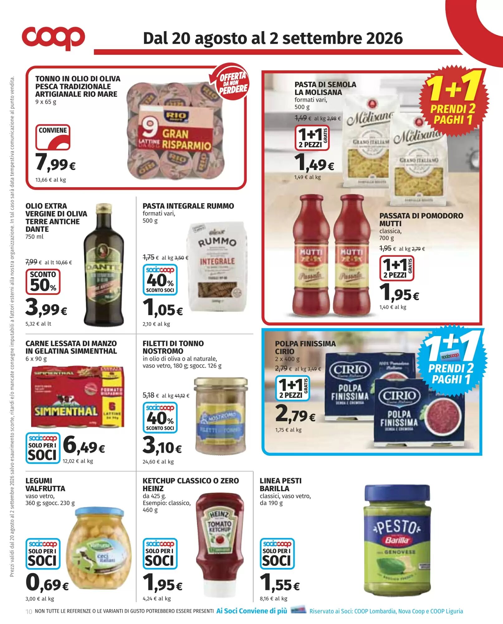 Volantino promozionale Coop  valide dal 20/08/2026 - Pagina 10.
