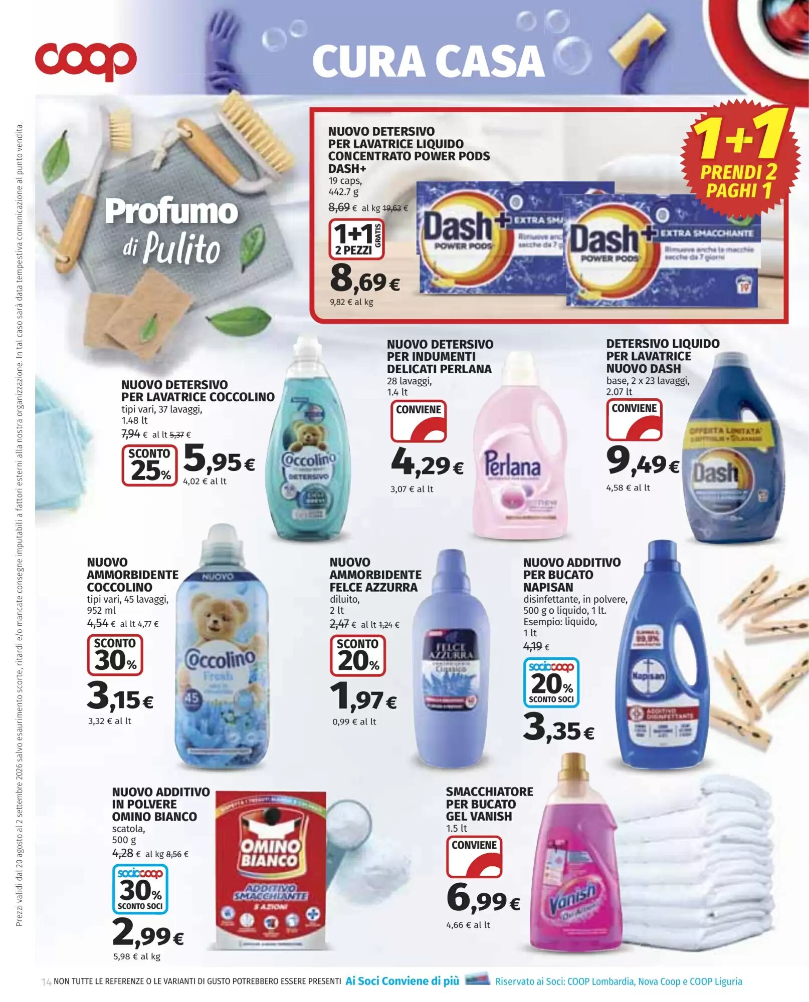 Volantino promozionale Coop  valide dal 20/08/2026 - Pagina 14.