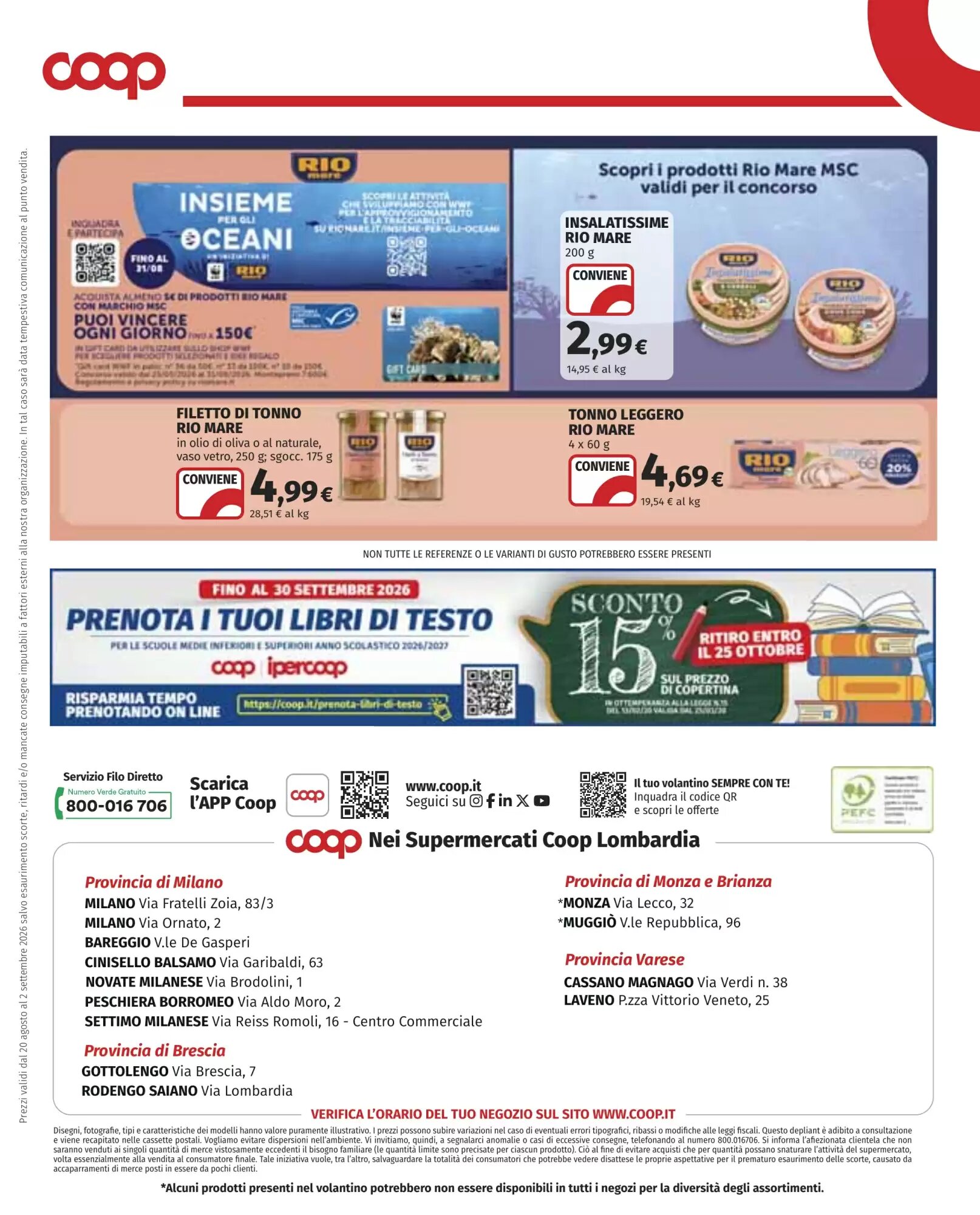 Volantino promozionale Coop  valide dal 20/08/2026 - Pagina 16.
