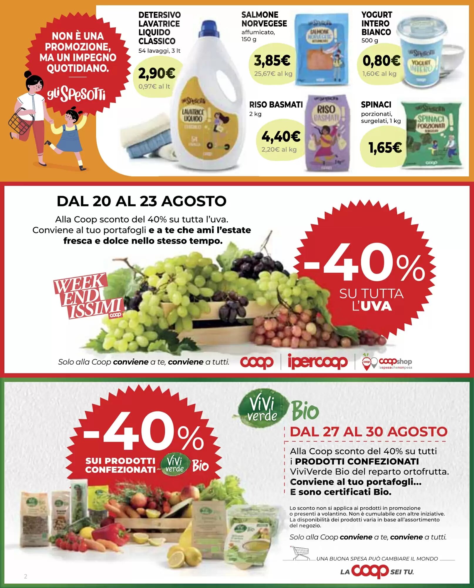 Volantino promozionale Coop  valide dal 20/08/2026 - Pagina 2.
