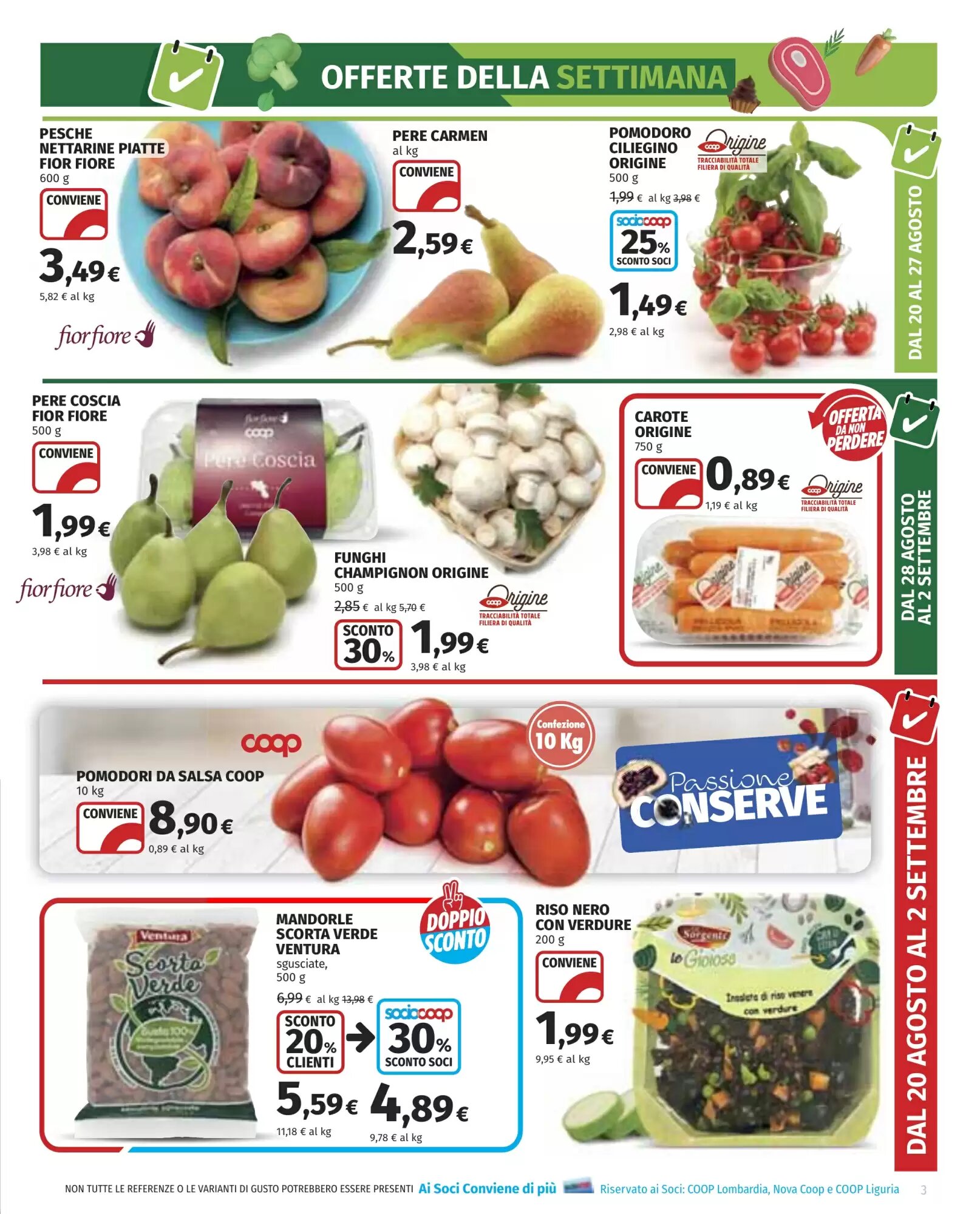 Volantino promozionale Coop  valide dal 20/08/2026 - Pagina 3.