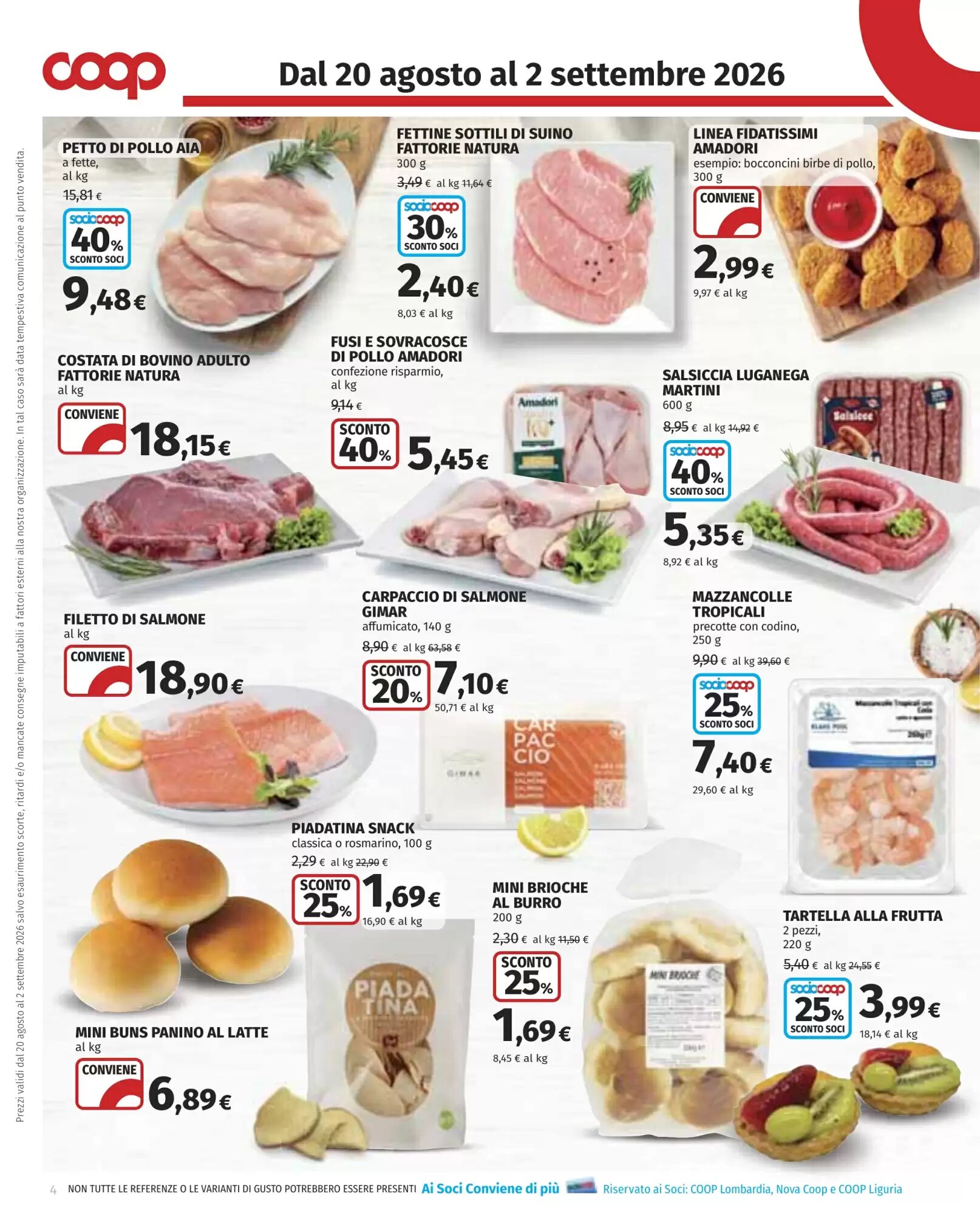 Volantino promozionale Coop  valide dal 20/08/2026 - Pagina 4.