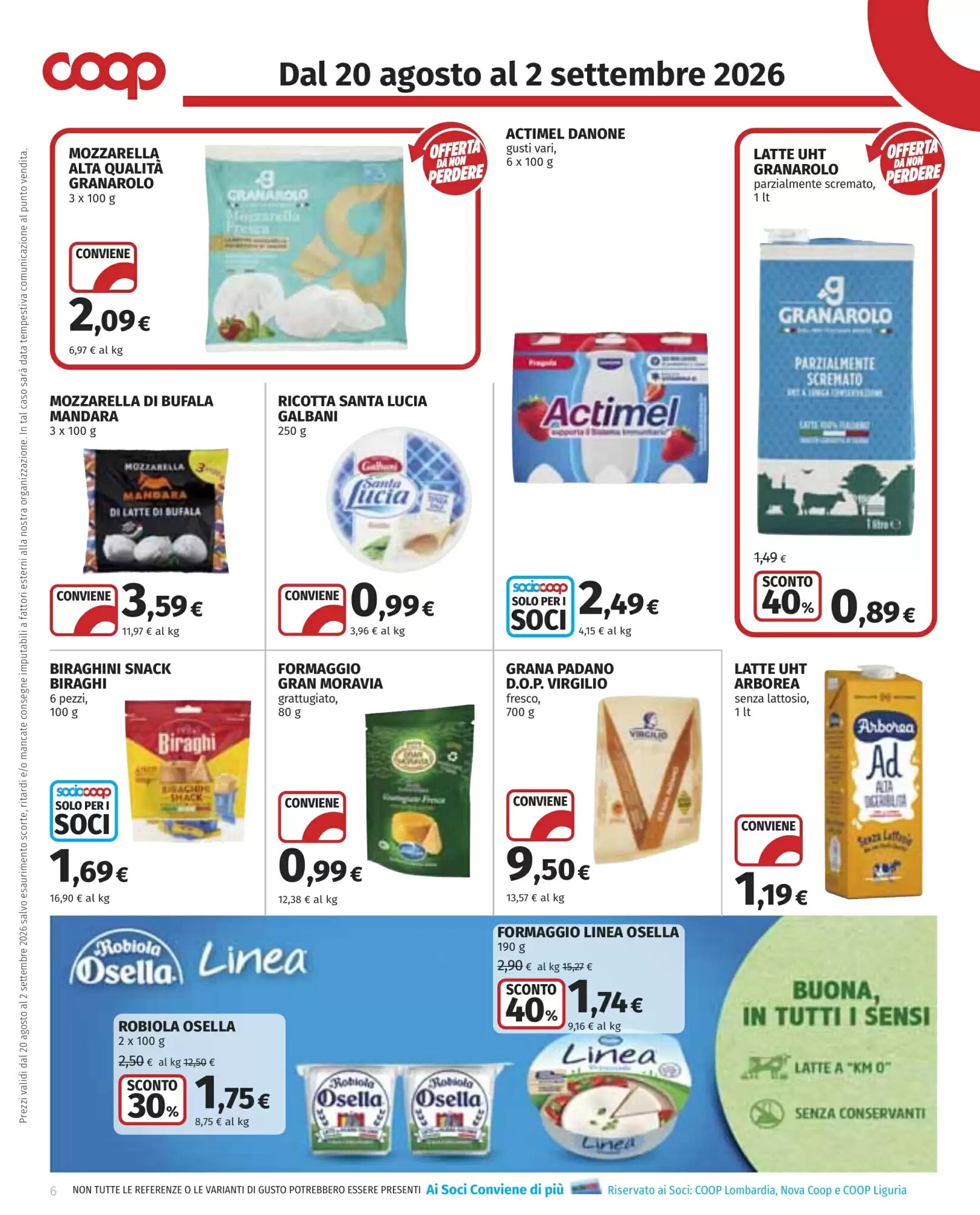 Volantino promozionale Coop  valide dal 20/08/2026 - Pagina 6.
