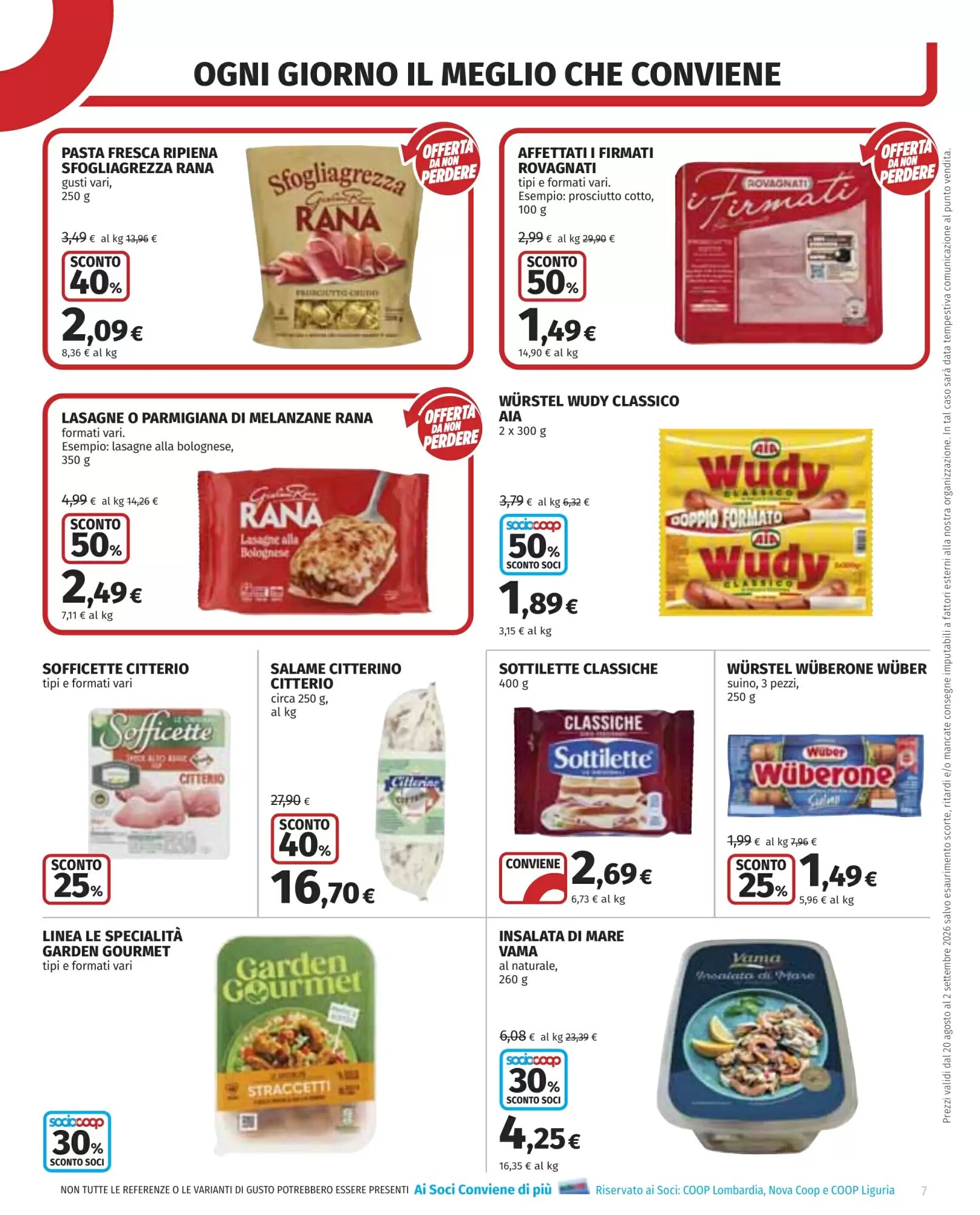 Volantino promozionale Coop  valide dal 20/08/2026 - Pagina 7.