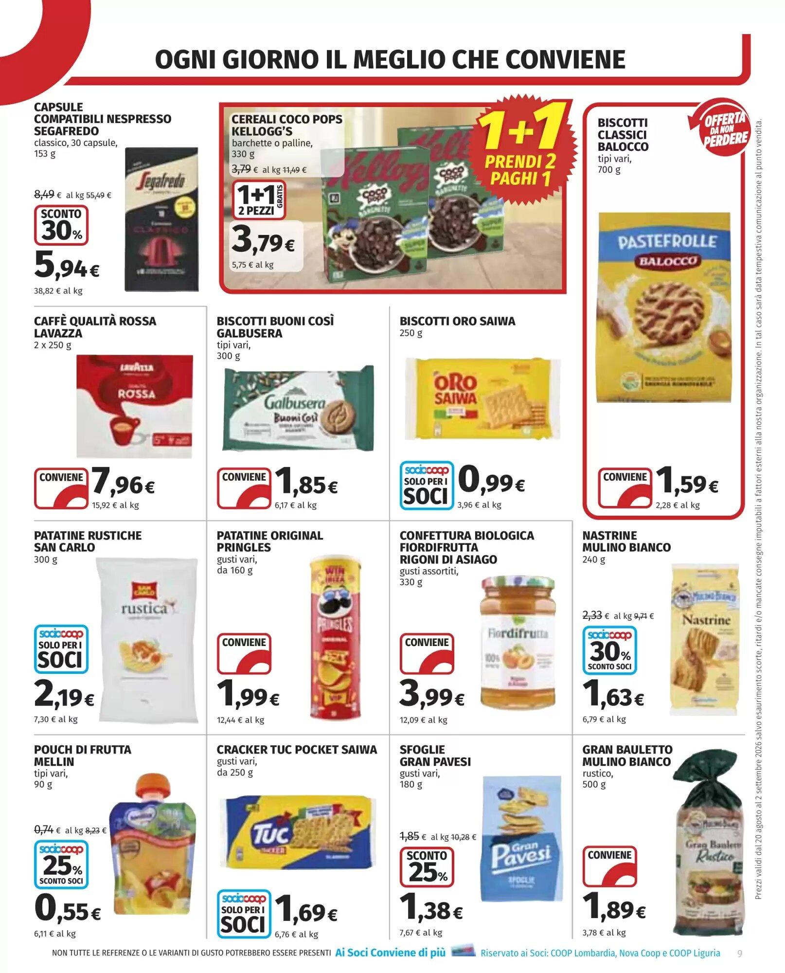 Volantino promozionale Coop  valide dal 20/08/2026 - Pagina 9.