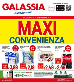 Volantino promozionale Galassia  valide dal 20/08/2026