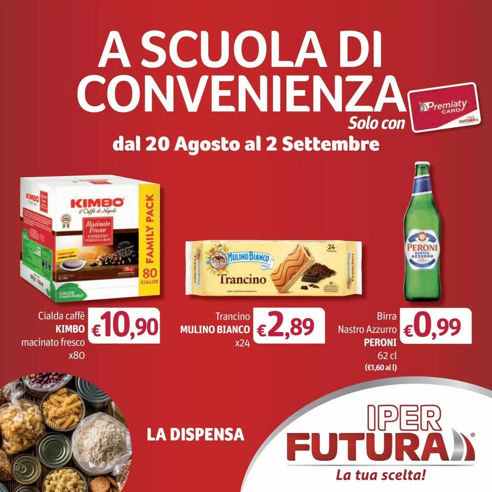 Volantino promozionale Futura Supermercati valide dal 20/08/2026 - Pagina 1.