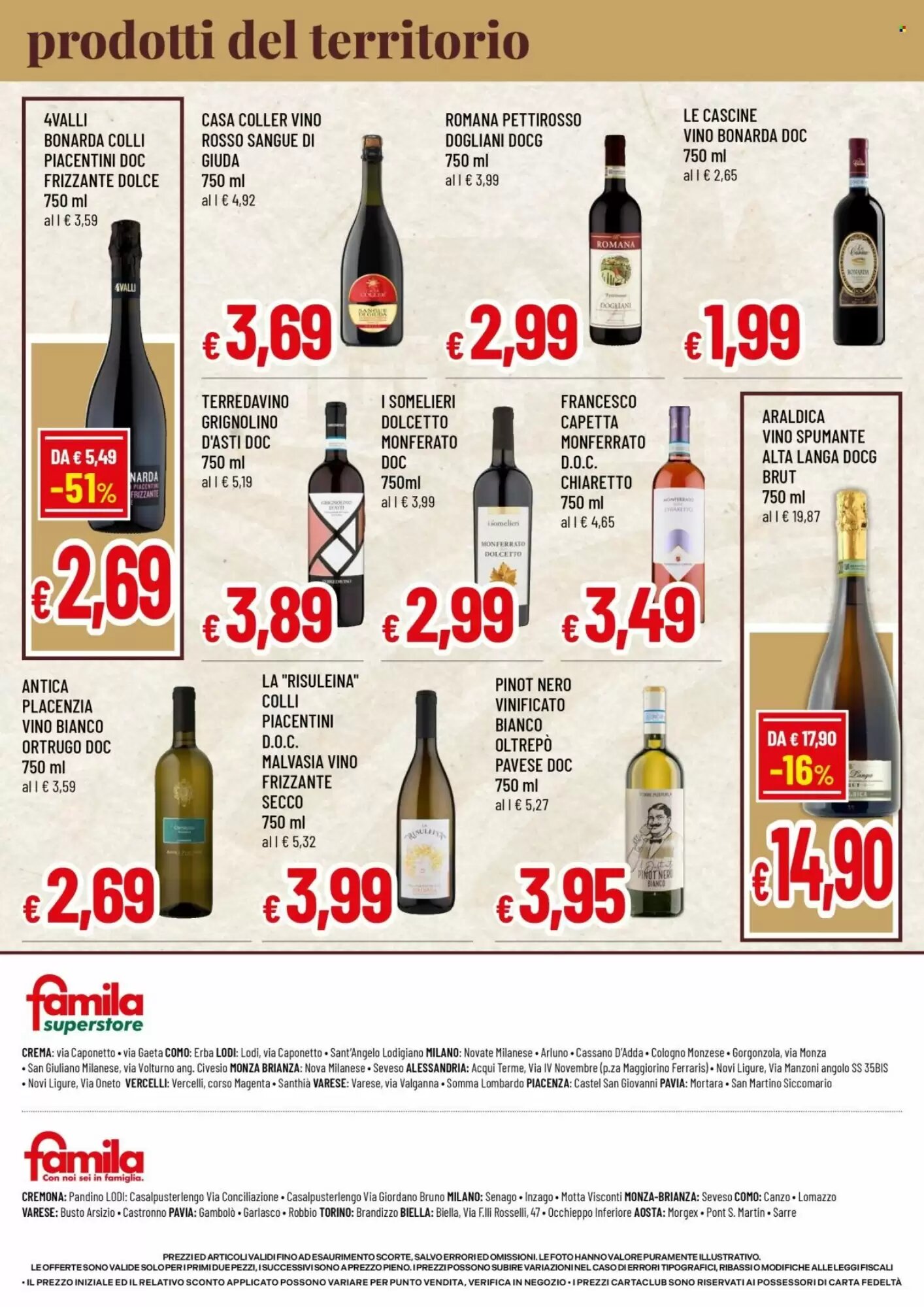 Volantino promozionale Famila  valide dal 20/08/2026 - Pagina 4.