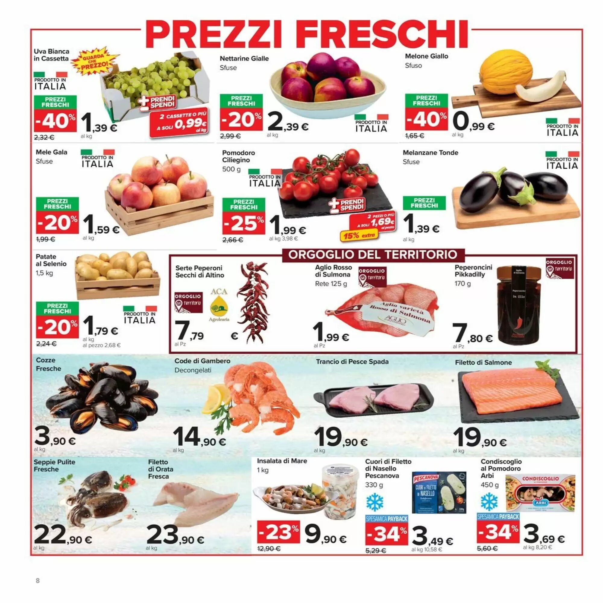 Volantino promozionale Carrefour Market  valide dal 20/08/2026 - Pagina 8.