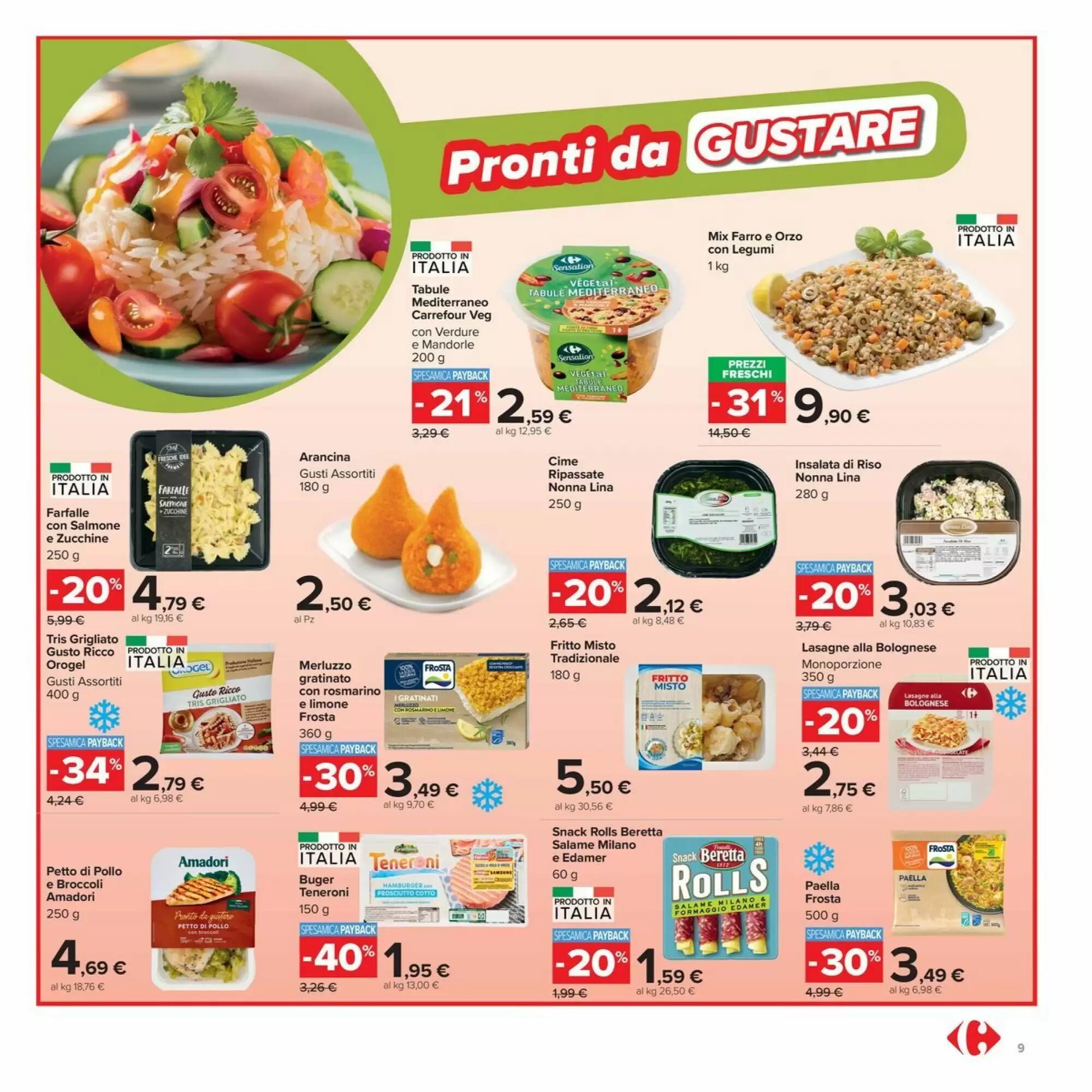 Volantino promozionale Carrefour Market  valide dal 20/08/2026 - Pagina 9.