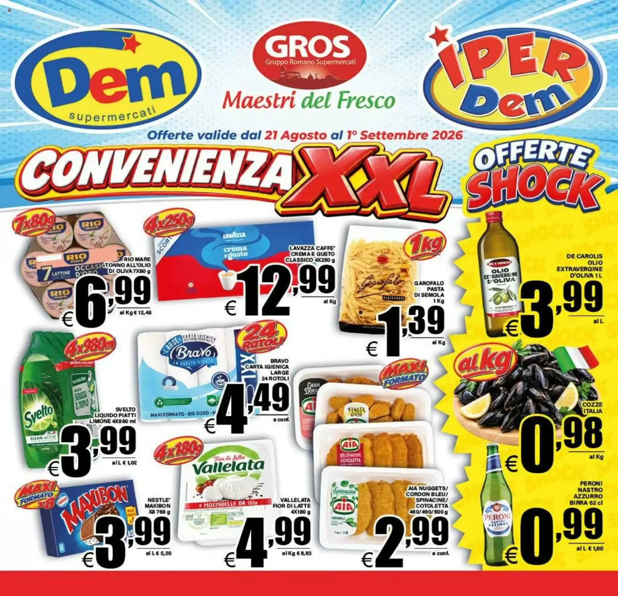 Volantino promozionale DEM  valide dal 21/08/2026 - Pagina 1.