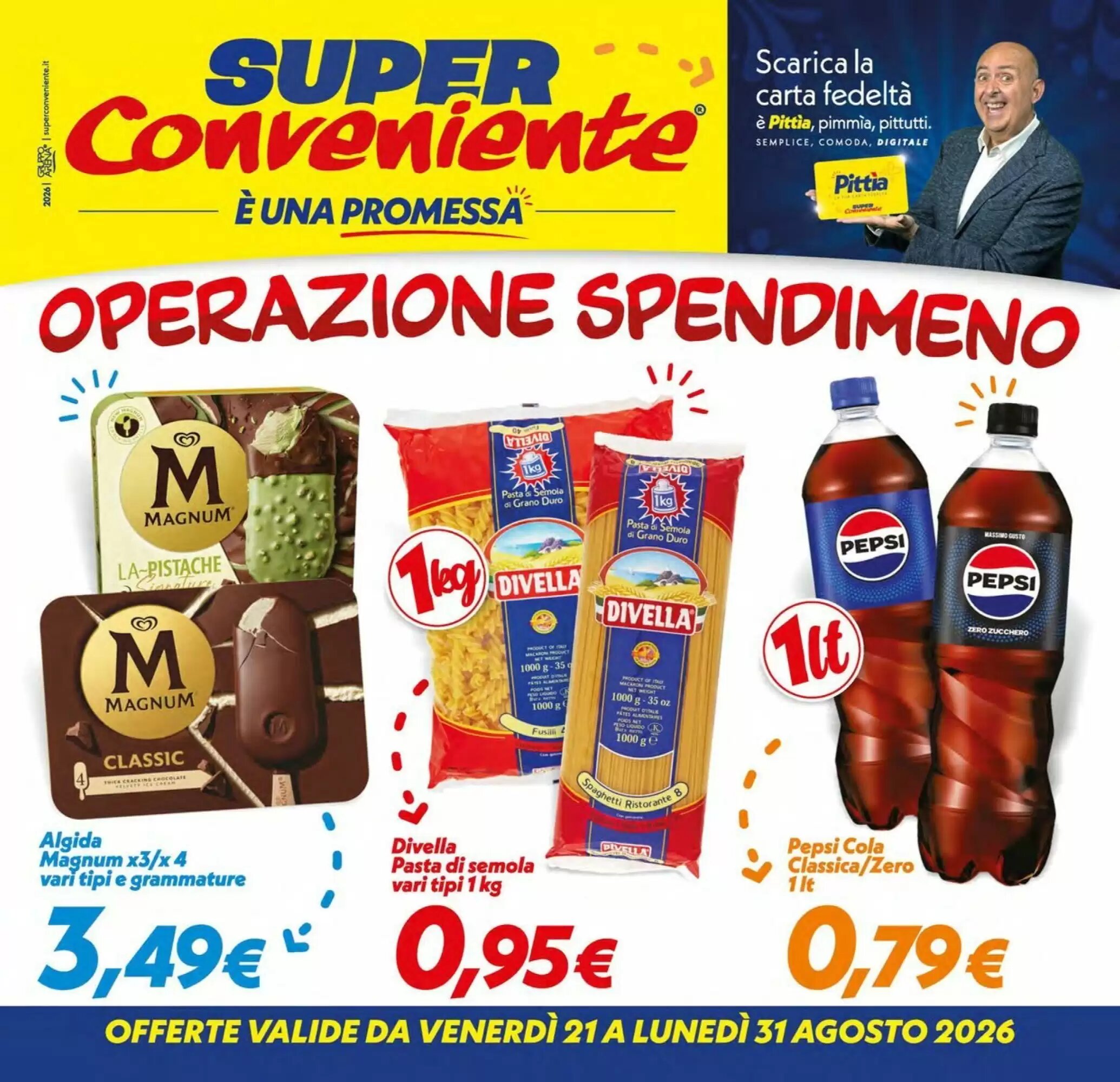 Volantino promozionale Iper Super Conveniente valide dal 21/08/2026 - Pagina 1.