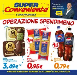 Volantino promozionale Iper Super Conveniente  valide dal 21/08/2026