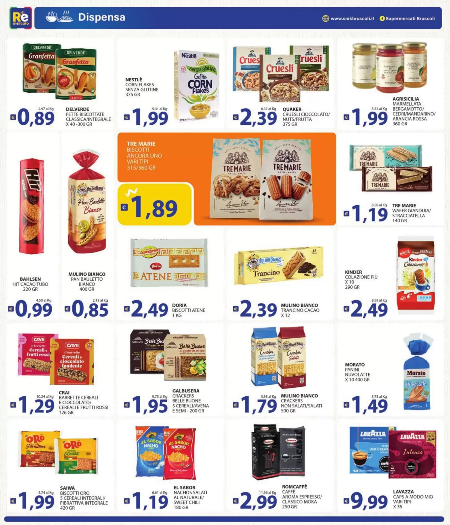 Volantino promozionale Supermercati Bruscoli  valide dal 21/08/2026 - Pagina 8.