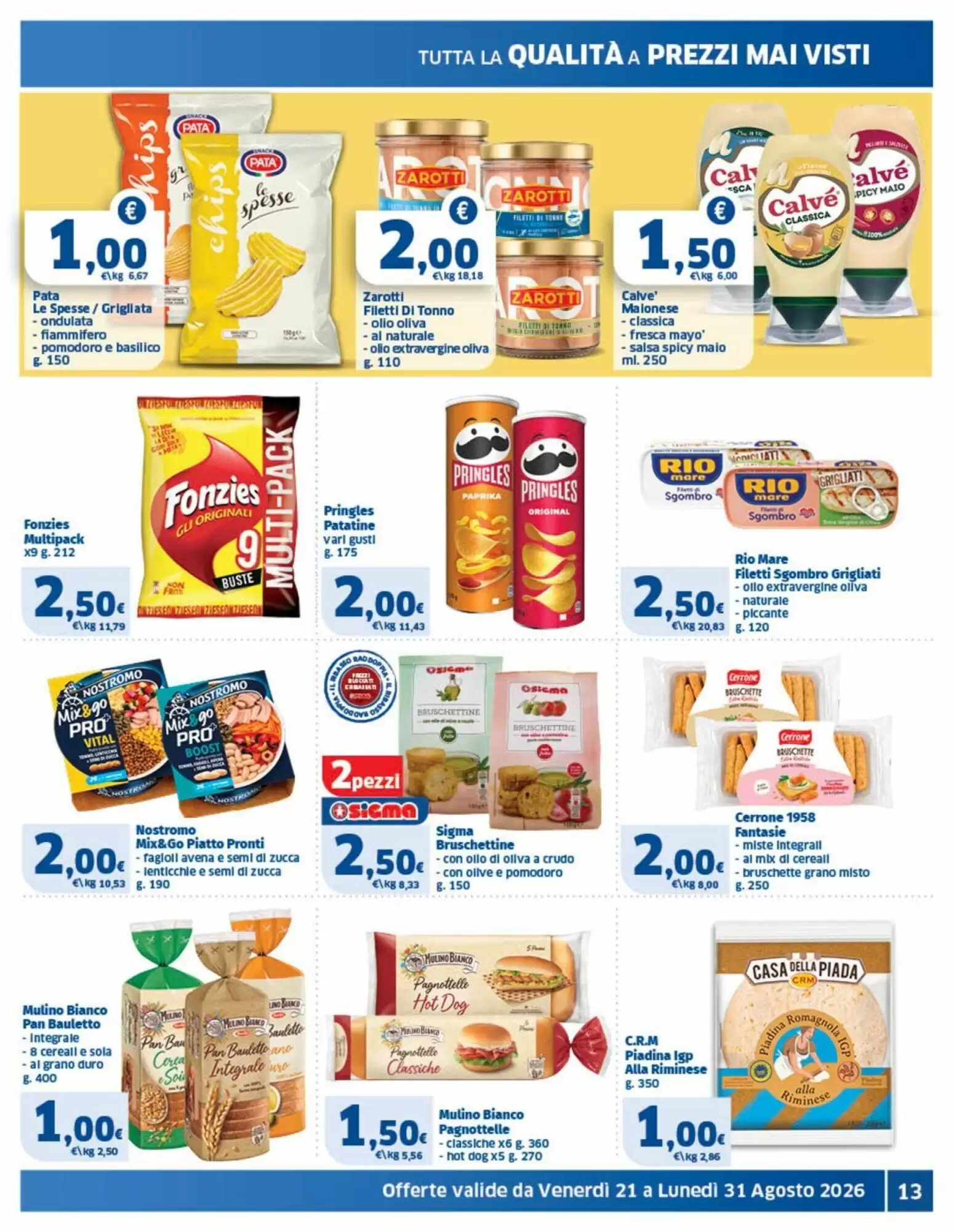 Volantino promozionale Sigma  valide dal 21/08/2026 - Pagina 13.