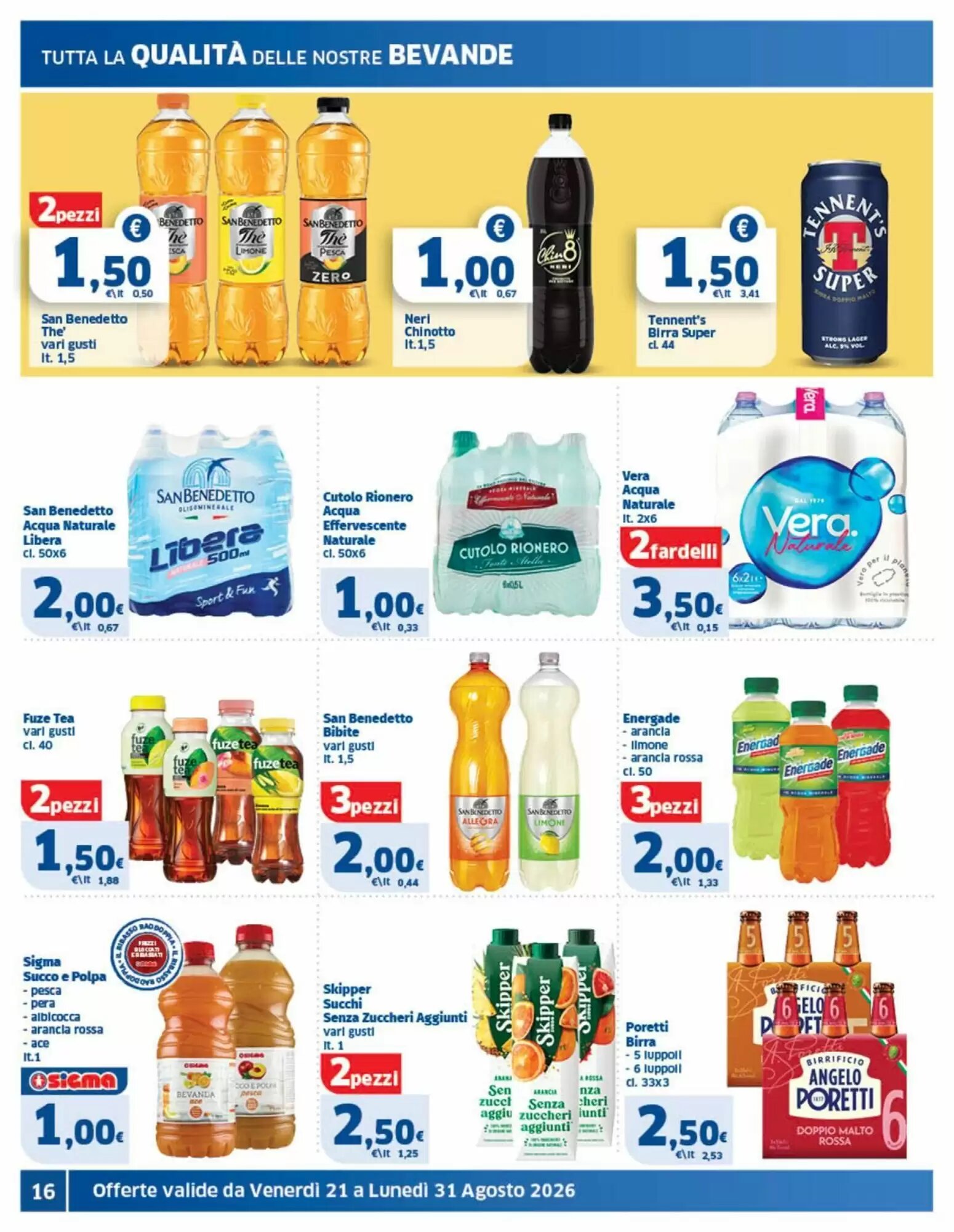 Volantino promozionale Sigma  valide dal 21/08/2026 - Pagina 16.