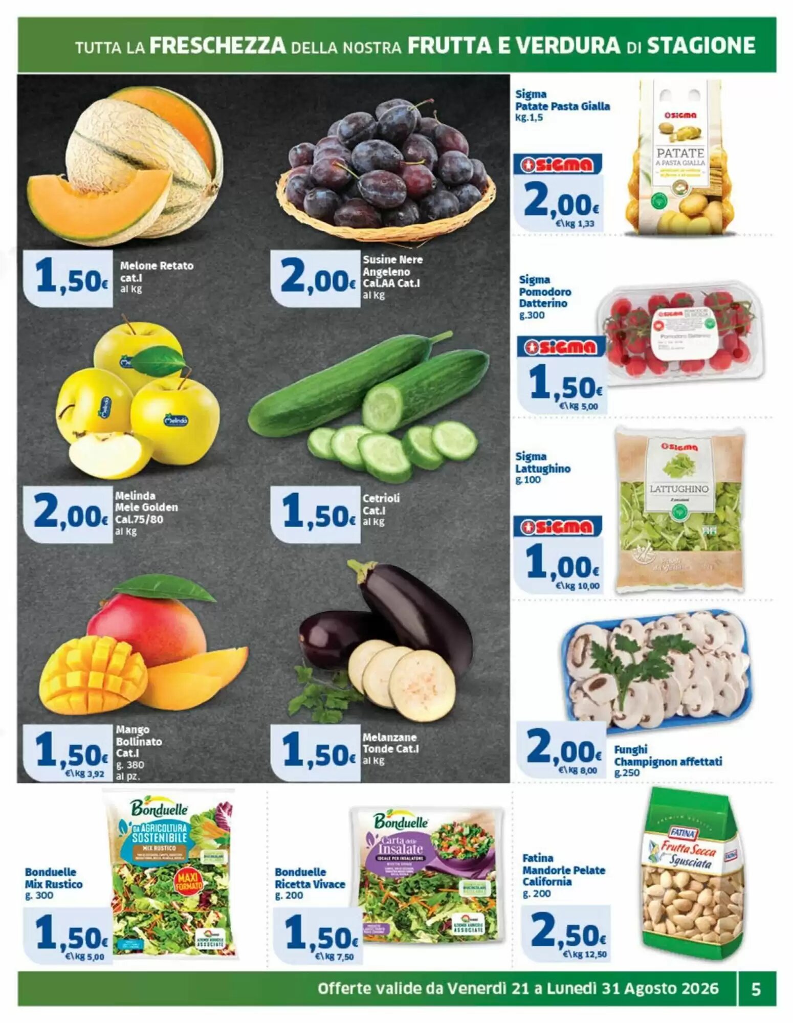 Volantino promozionale Sigma  valide dal 21/08/2026 - Pagina 5.